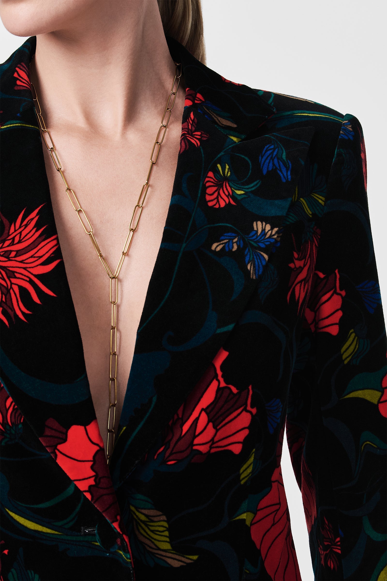 Broadway Printed Velvet Jacket