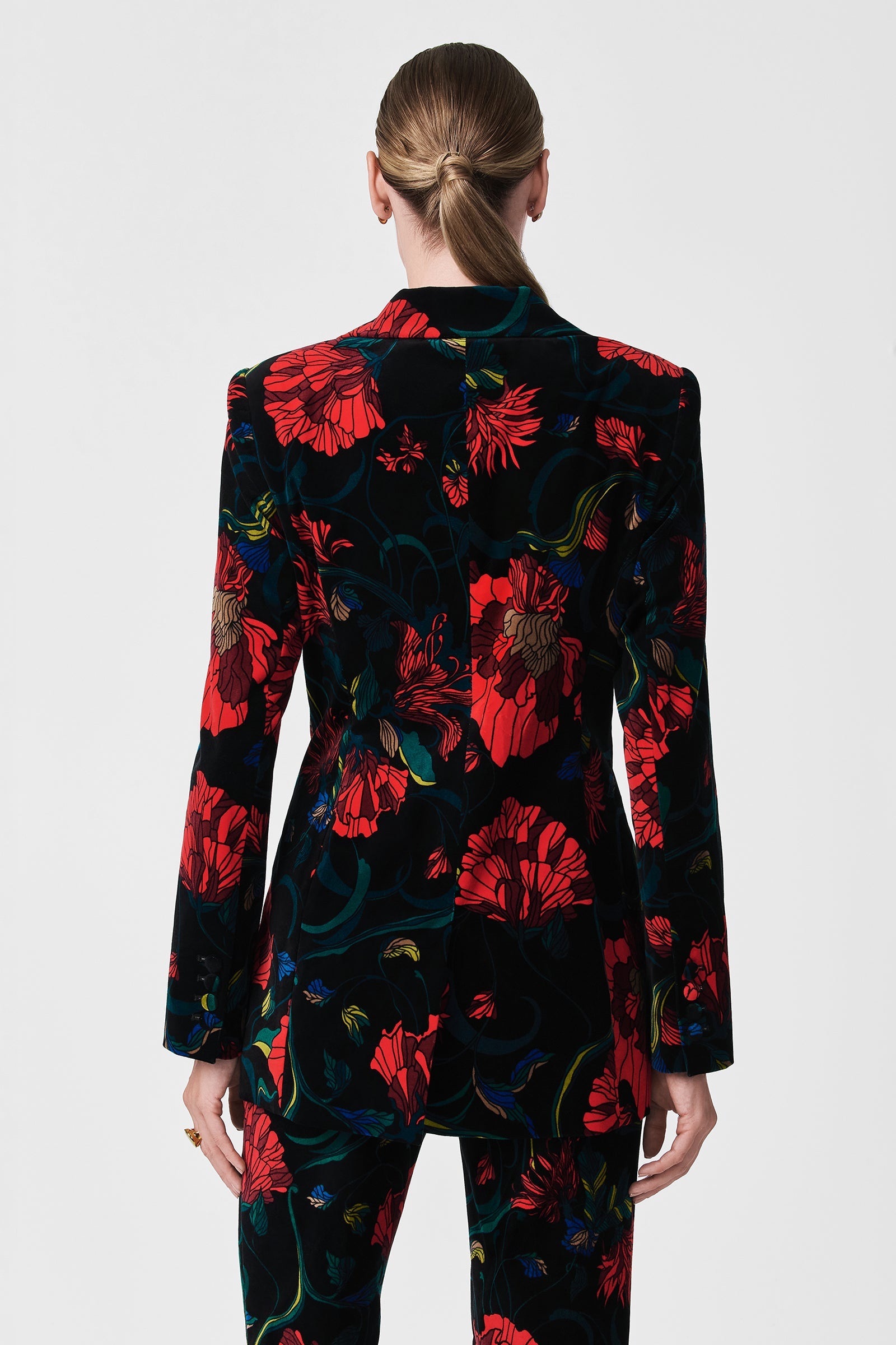 Broadway Printed Velvet Jacket