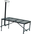 Weaver Leather Livestock Steel Trim Stand �C Adjustable and Durable Trimming Stand for Sheep, Goats, and Other Livestock �C Wire Headpiece Holds Animals in Place During Grooming, Black