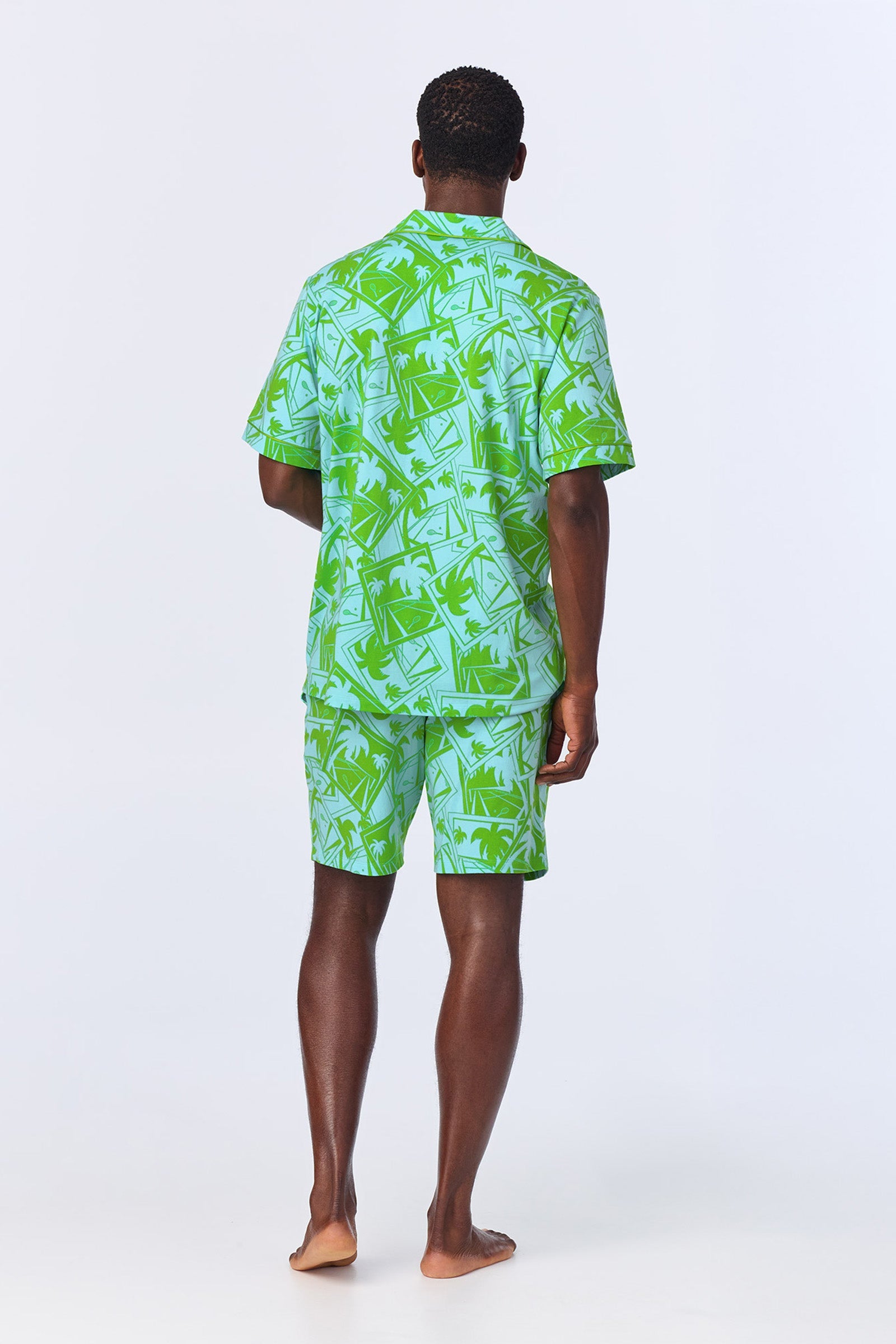 Men's Boxer PJ Set - Tennis Stretch Jersey