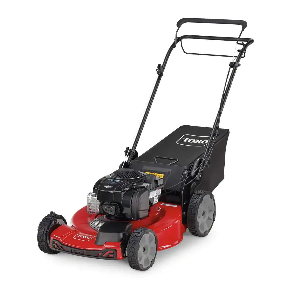 Toro 21442 22 in. Recycler Briggs &amp; Stratton High Wheel FWD Gas Walk Behind Self Propelled Lawn Mower with Super Bagger