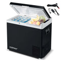 53Qt Portable Car Fridge Freezer For Camping Travel Dual Zone Electric Cooler W 468 Adjustable Range 1224V Dc Amp 110 240V Ac
