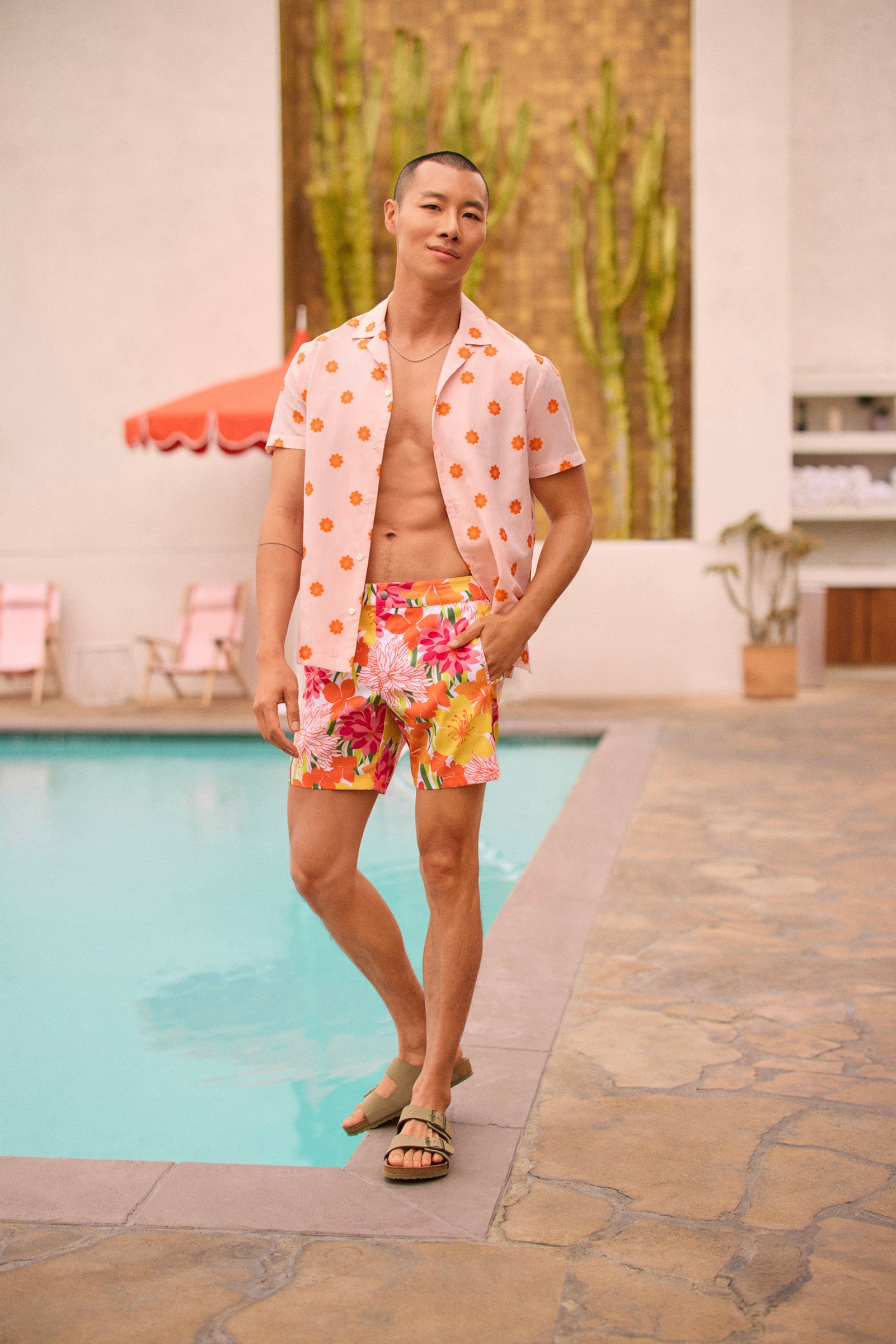 Felix Camp Shirt - Daisy Dots