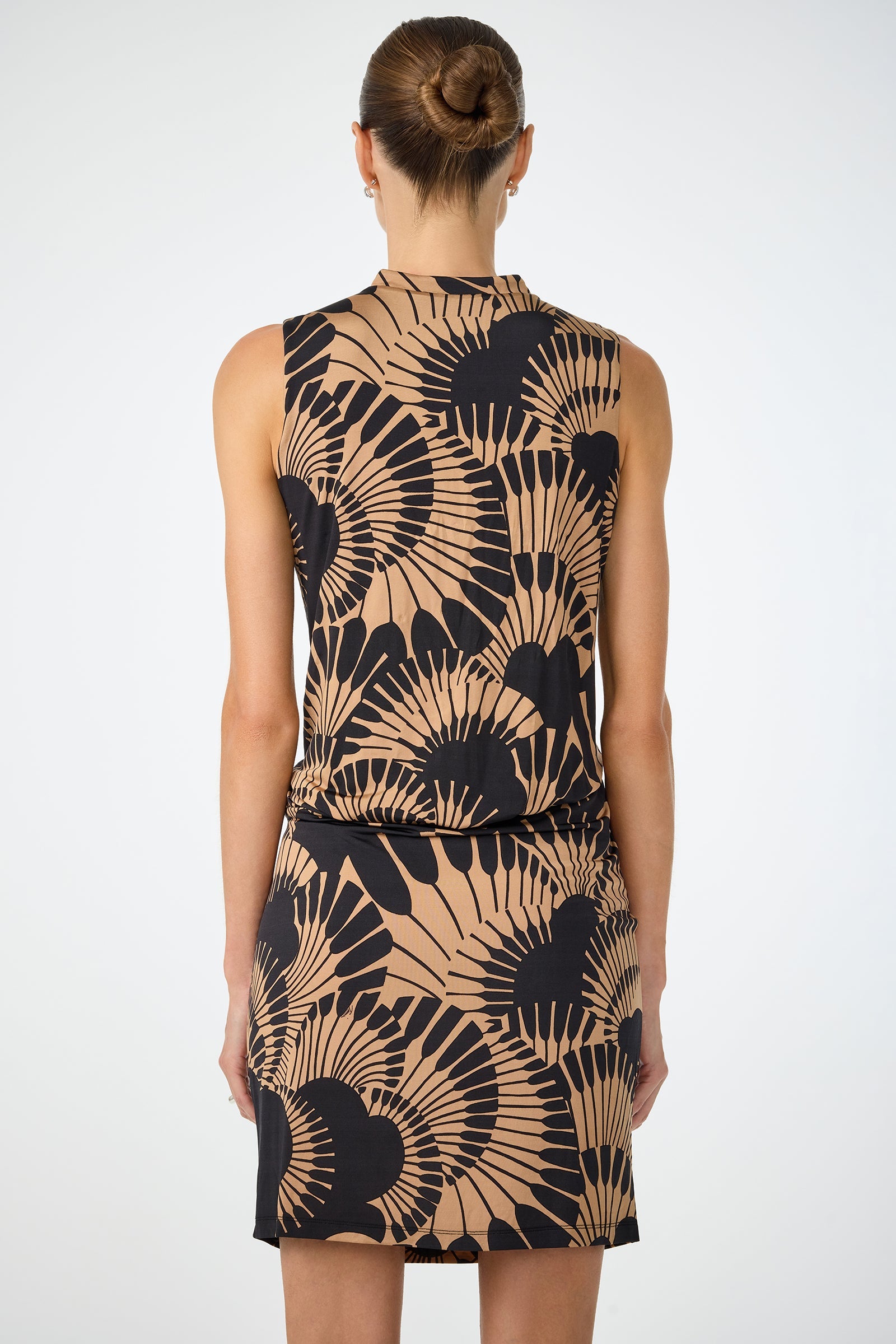 Lenaya Drape Dress - Juniper Jersey