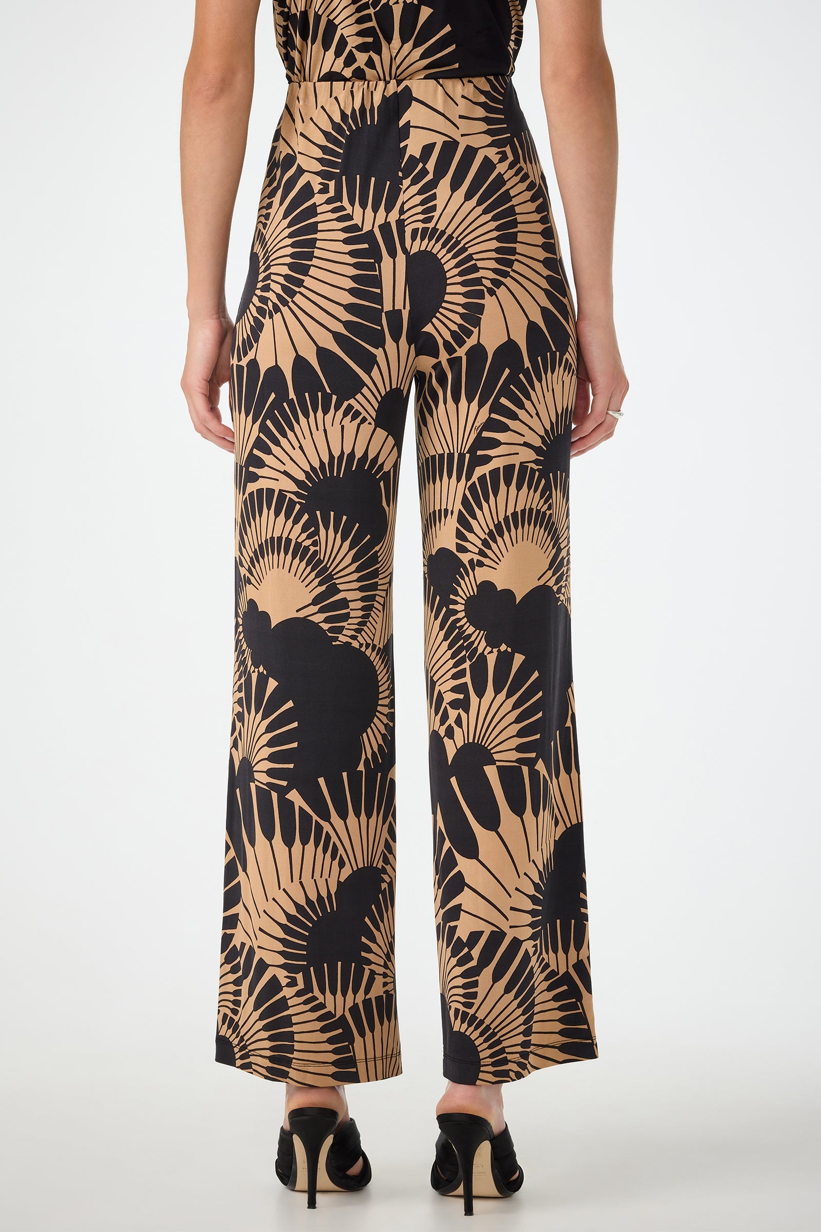 Atoll Wide-Leg Cropped Pant - Juniper Jersey