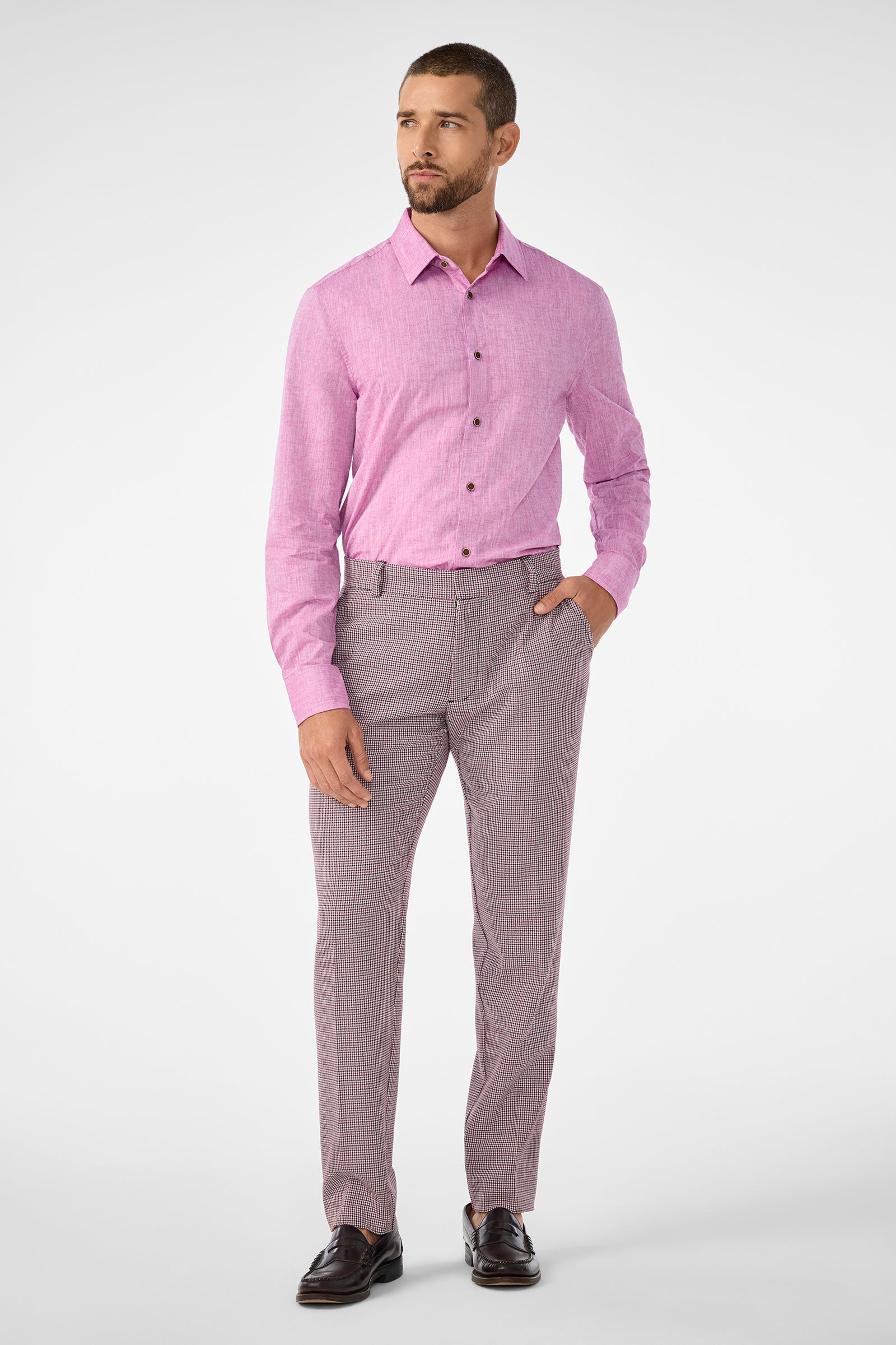 Aaron Slim Fit Long-Sleeve Shirt