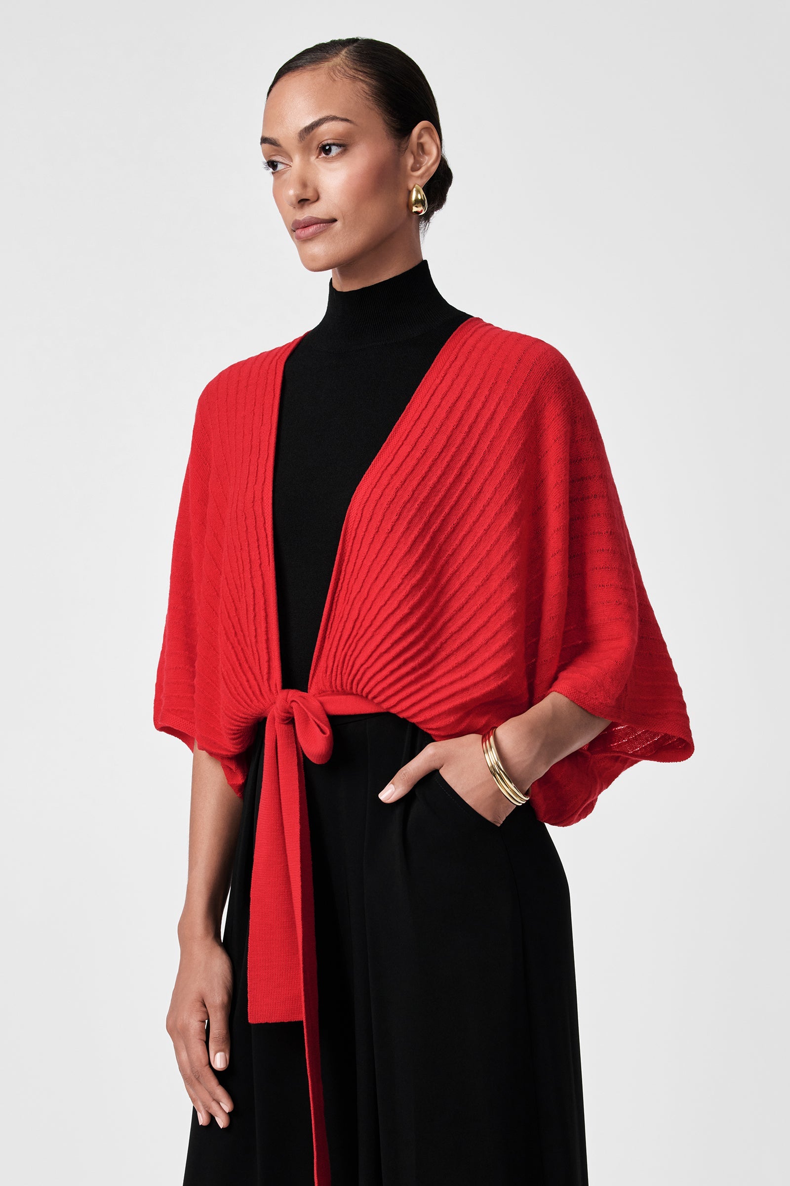 Exceptional Tie Front Sweater