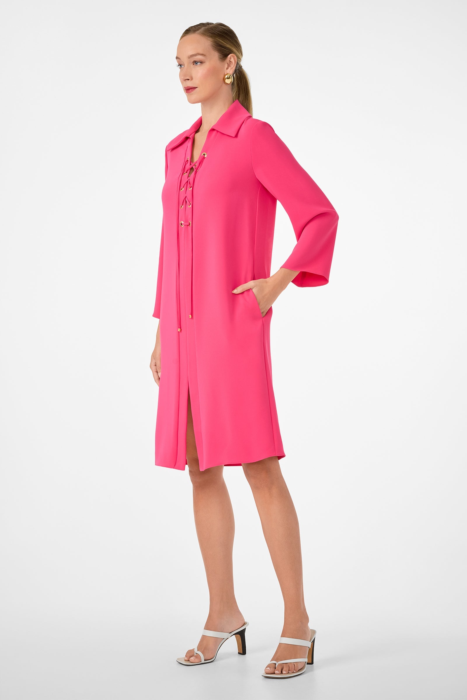 Janeiro Lace-Up Dress