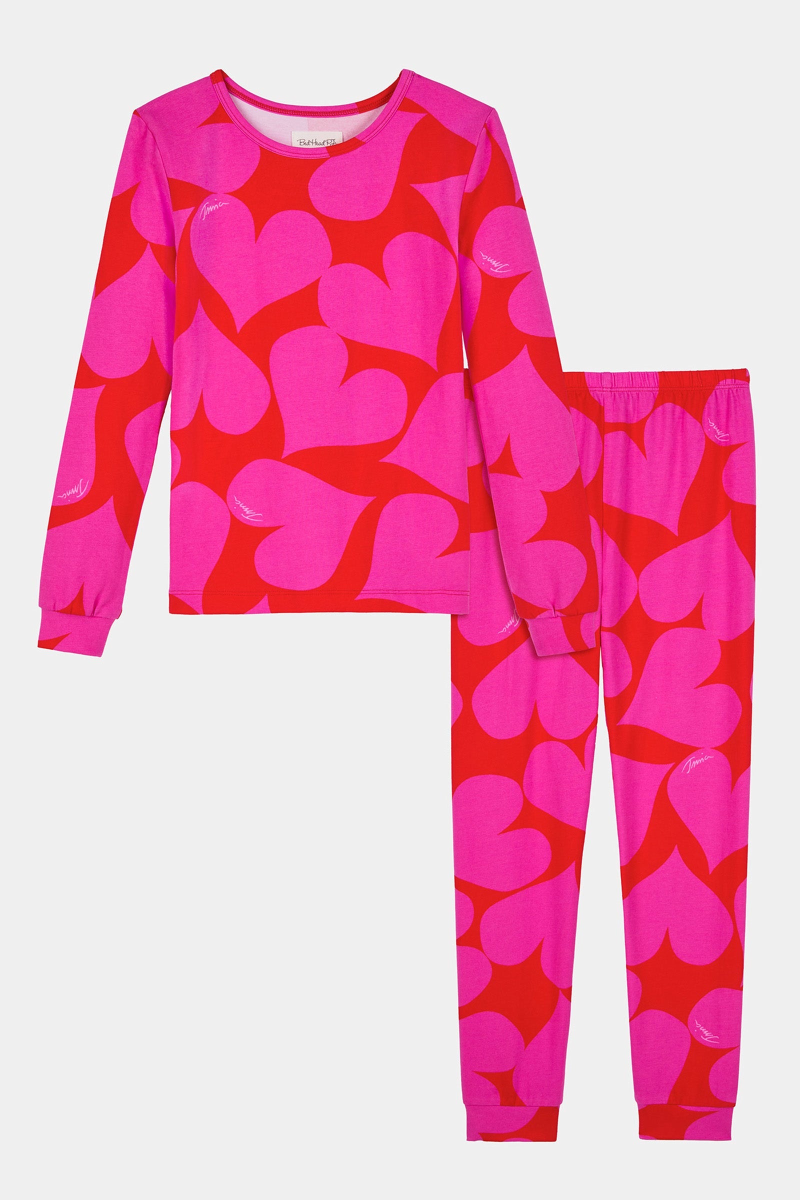 Kids Pj Set Hearts