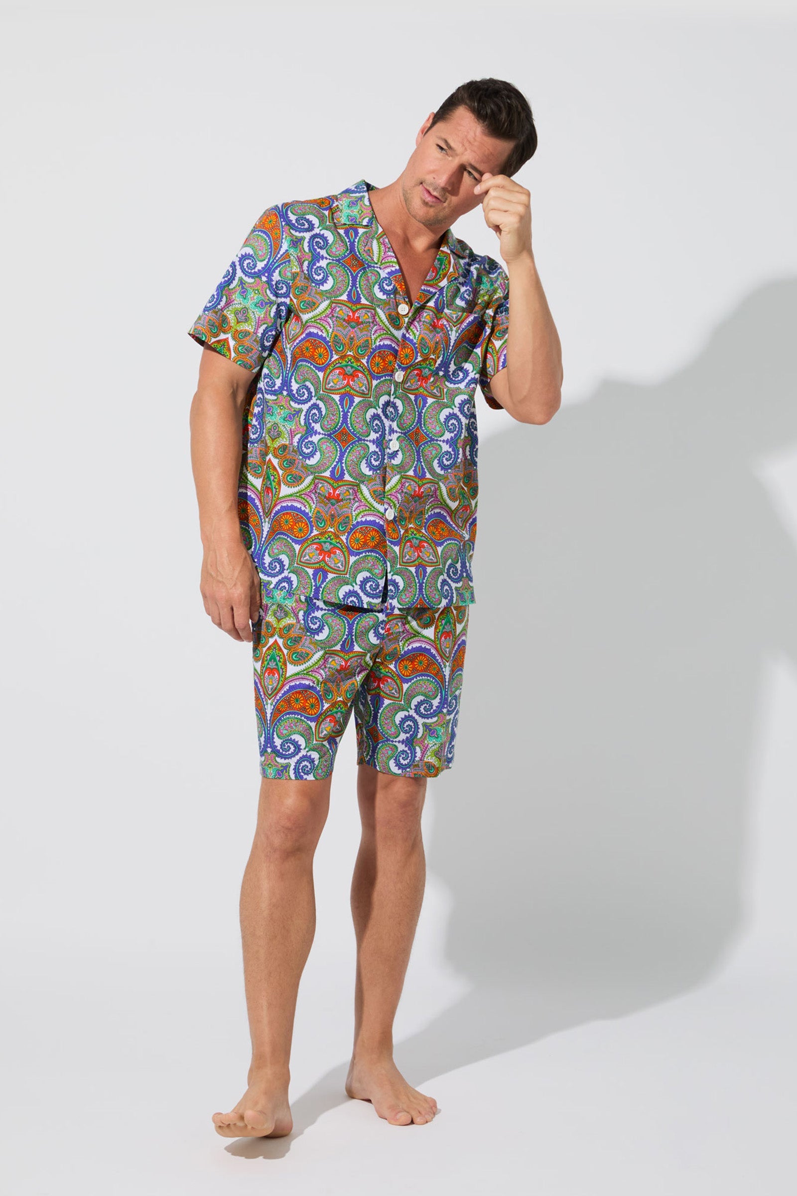 Men's Boxer PJ Set - Paisley