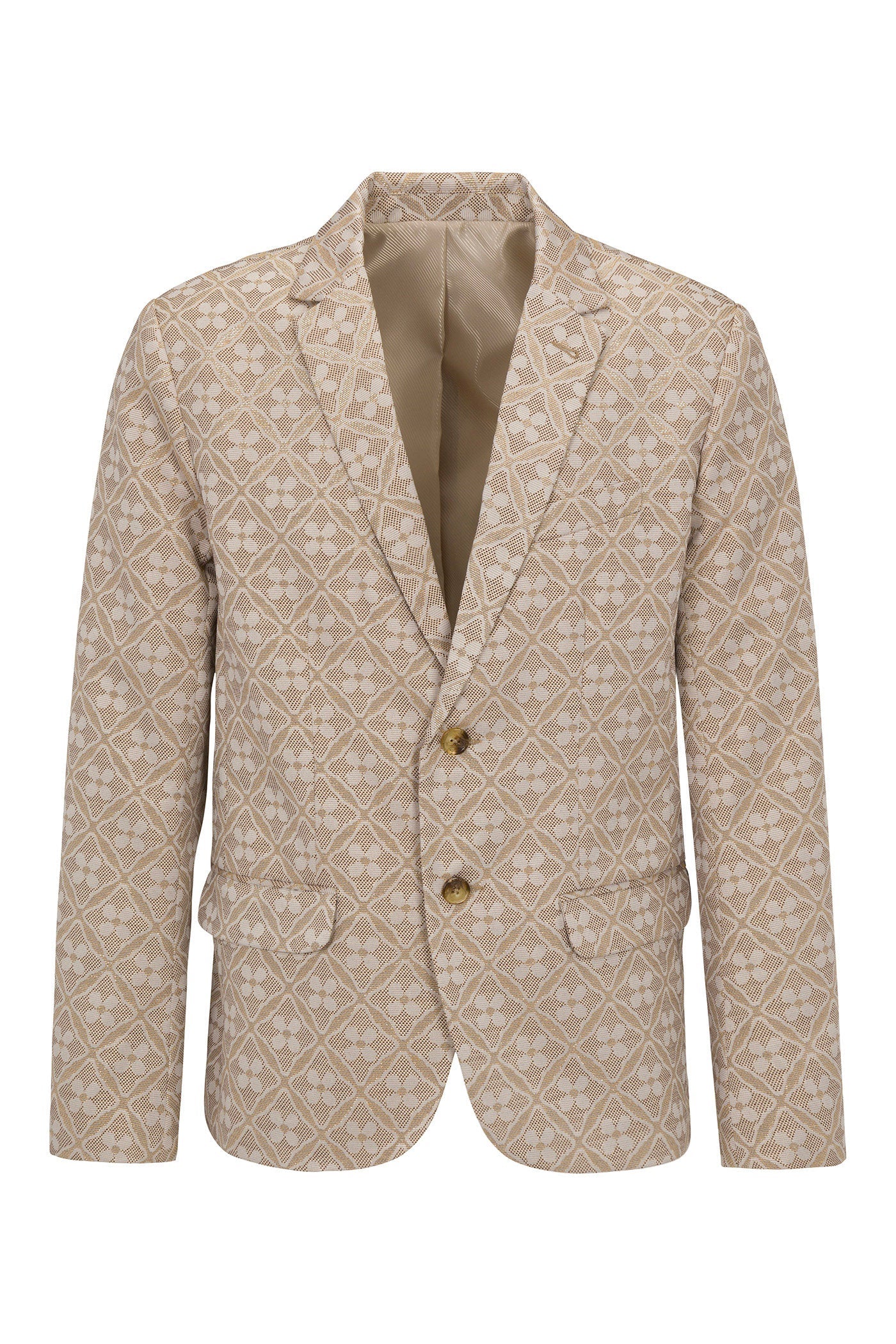 Thurston Blazer - Metallic Daisy Jacquard