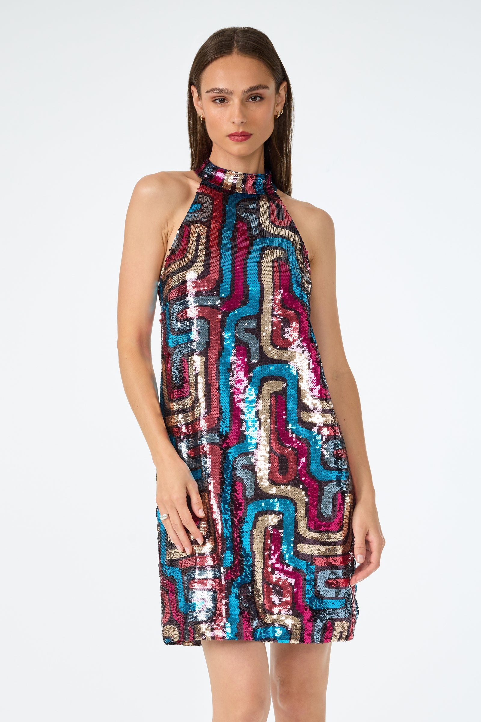 Flamenco Sequin Mini Dress