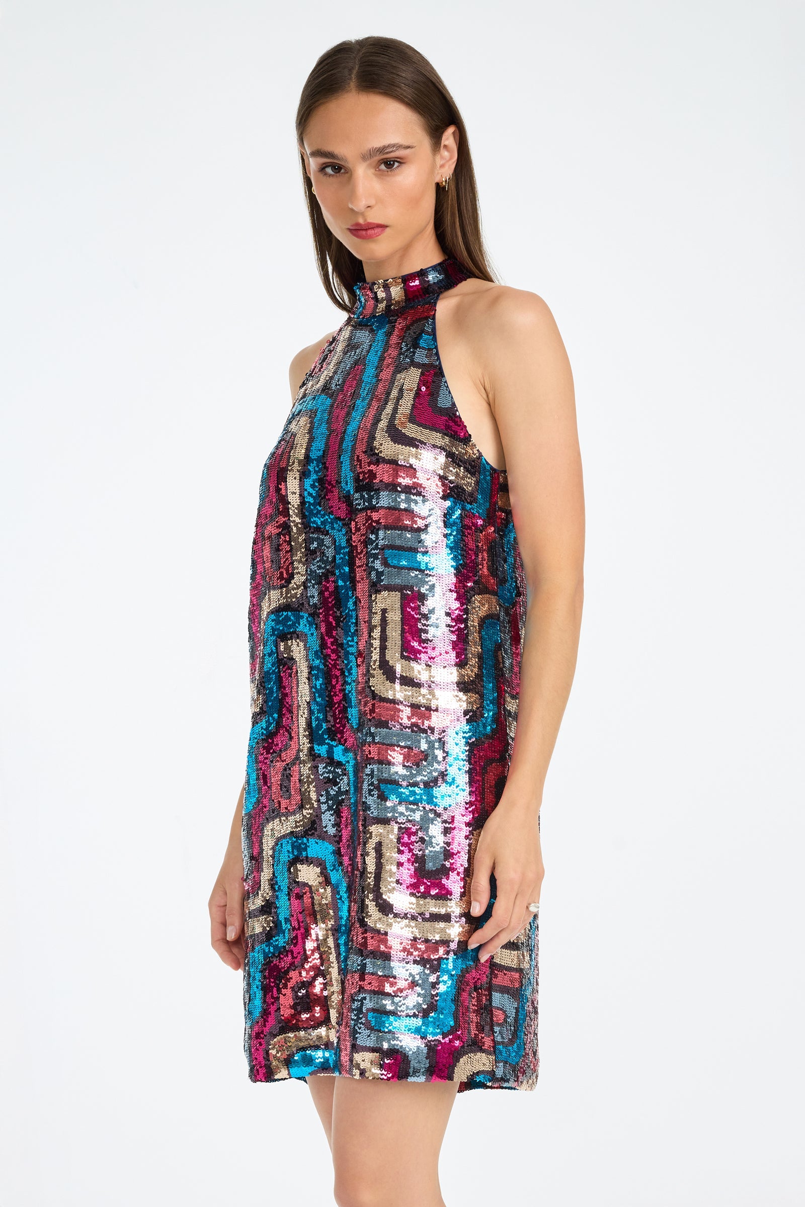 Flamenco Sequin Mini Dress