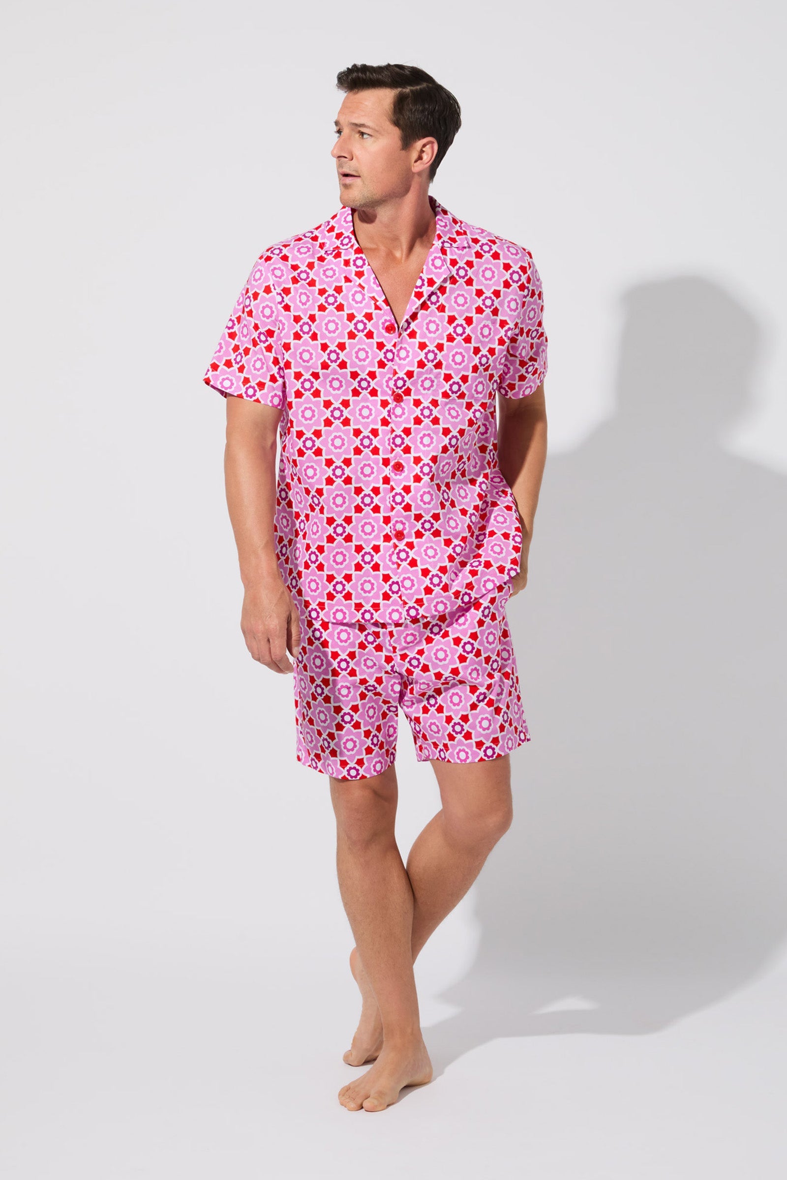 Men's Boxer Pj Set - Mosaic
