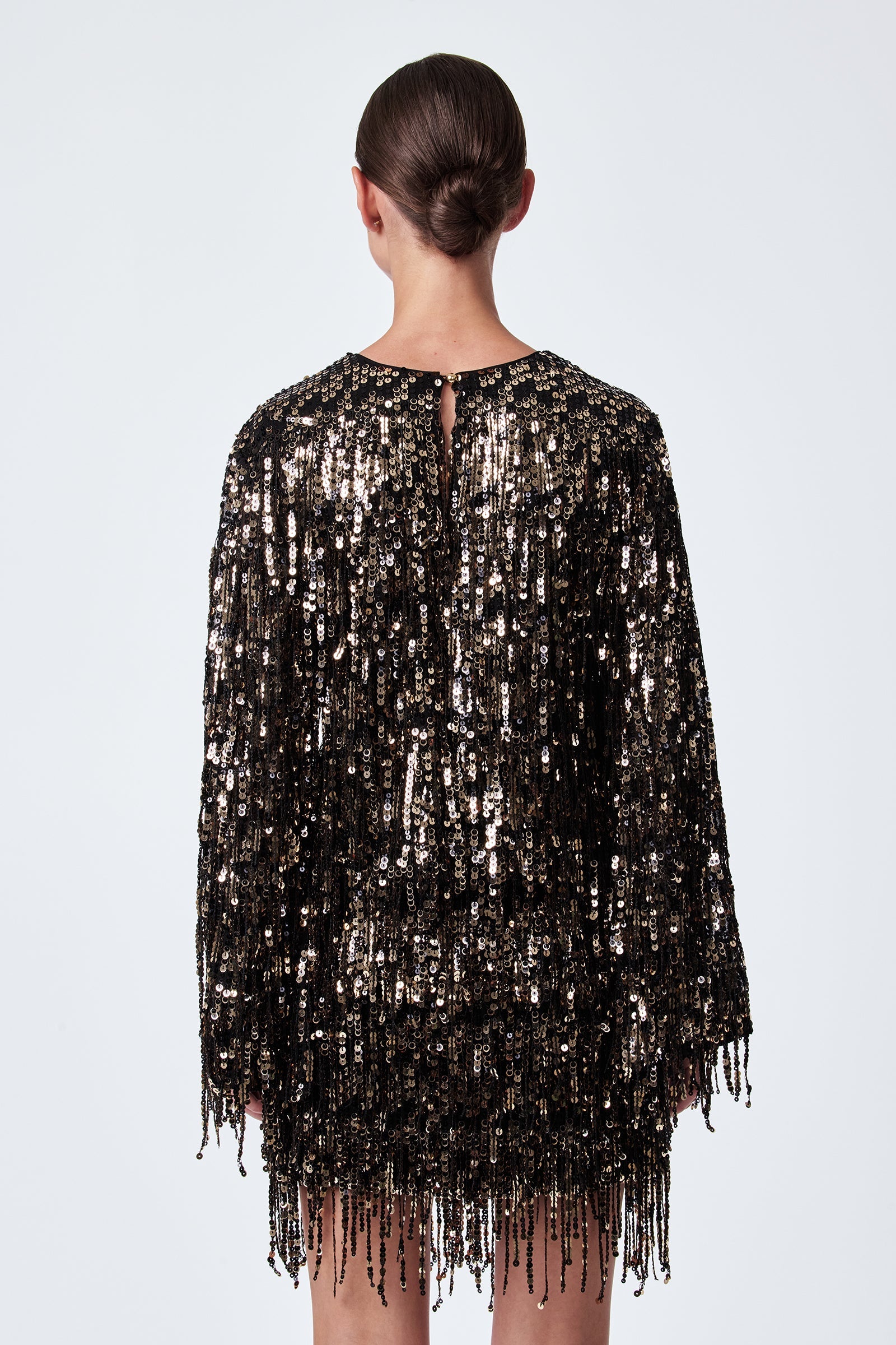 Satine Sequin Fringe Top