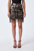 Rico Sequin Fringe Skirt