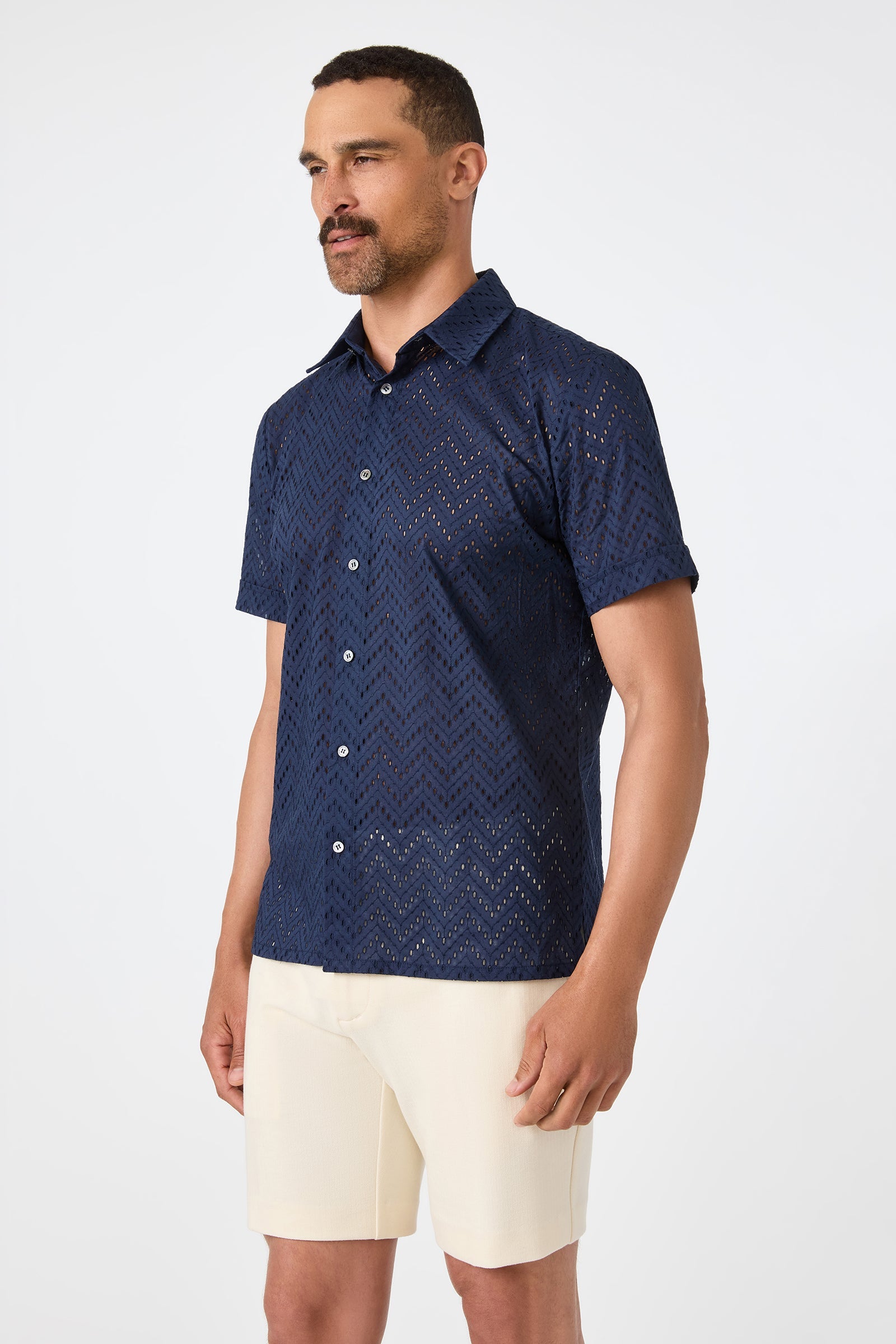 Branson Shirt - Cotton Eyelet