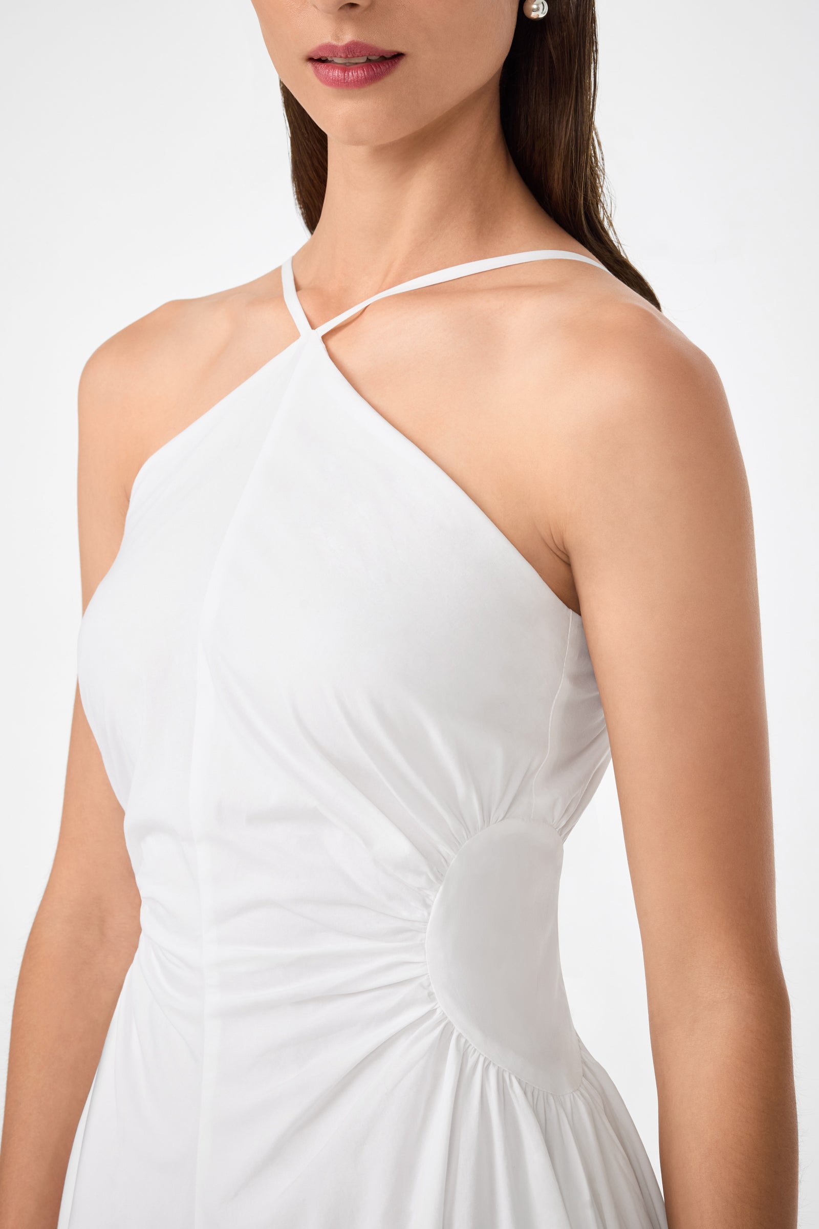 Kata Shirred Waist Midi Dress