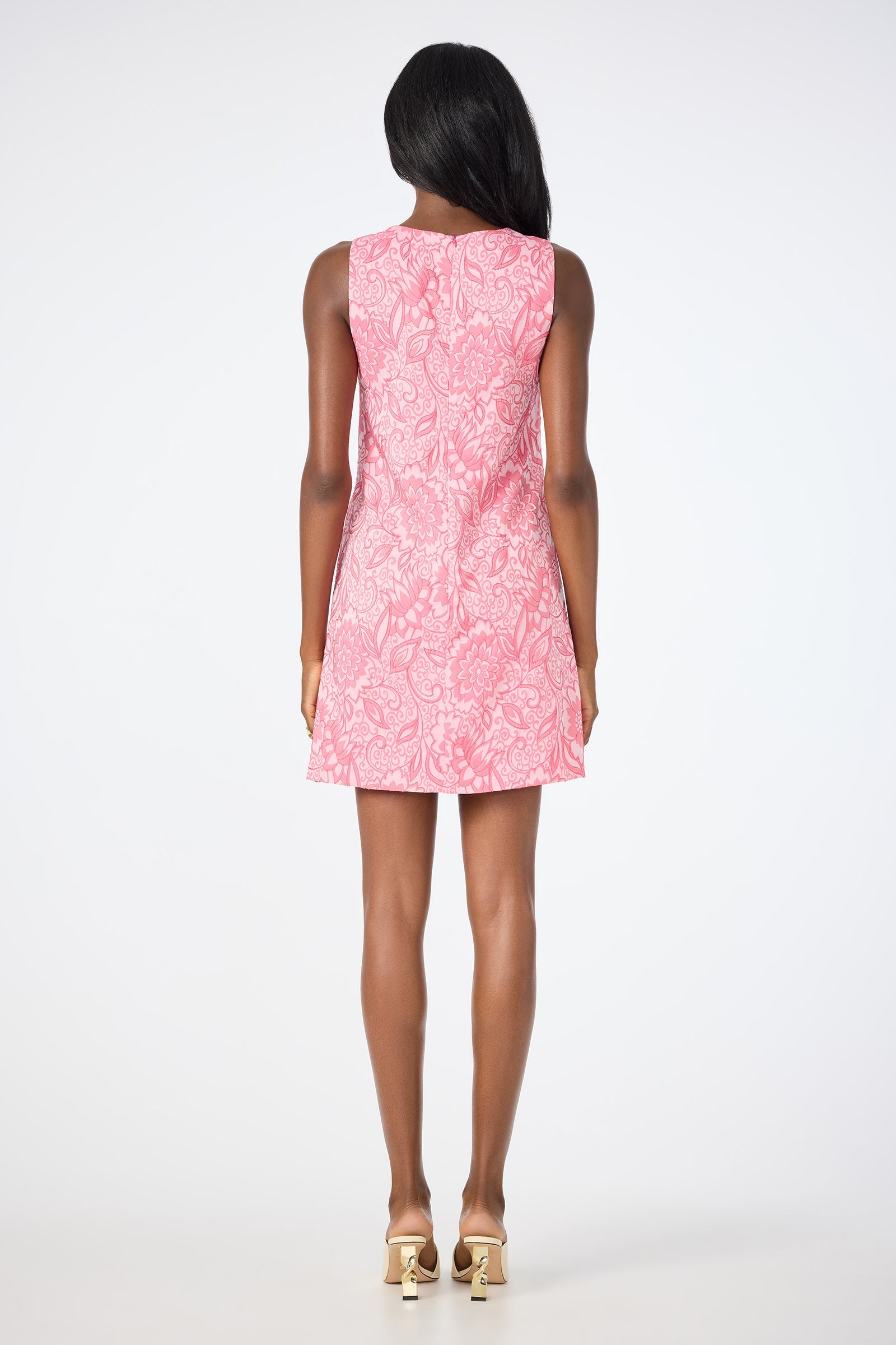 South Seas Sleeveless Dress - Jolie Jacquard