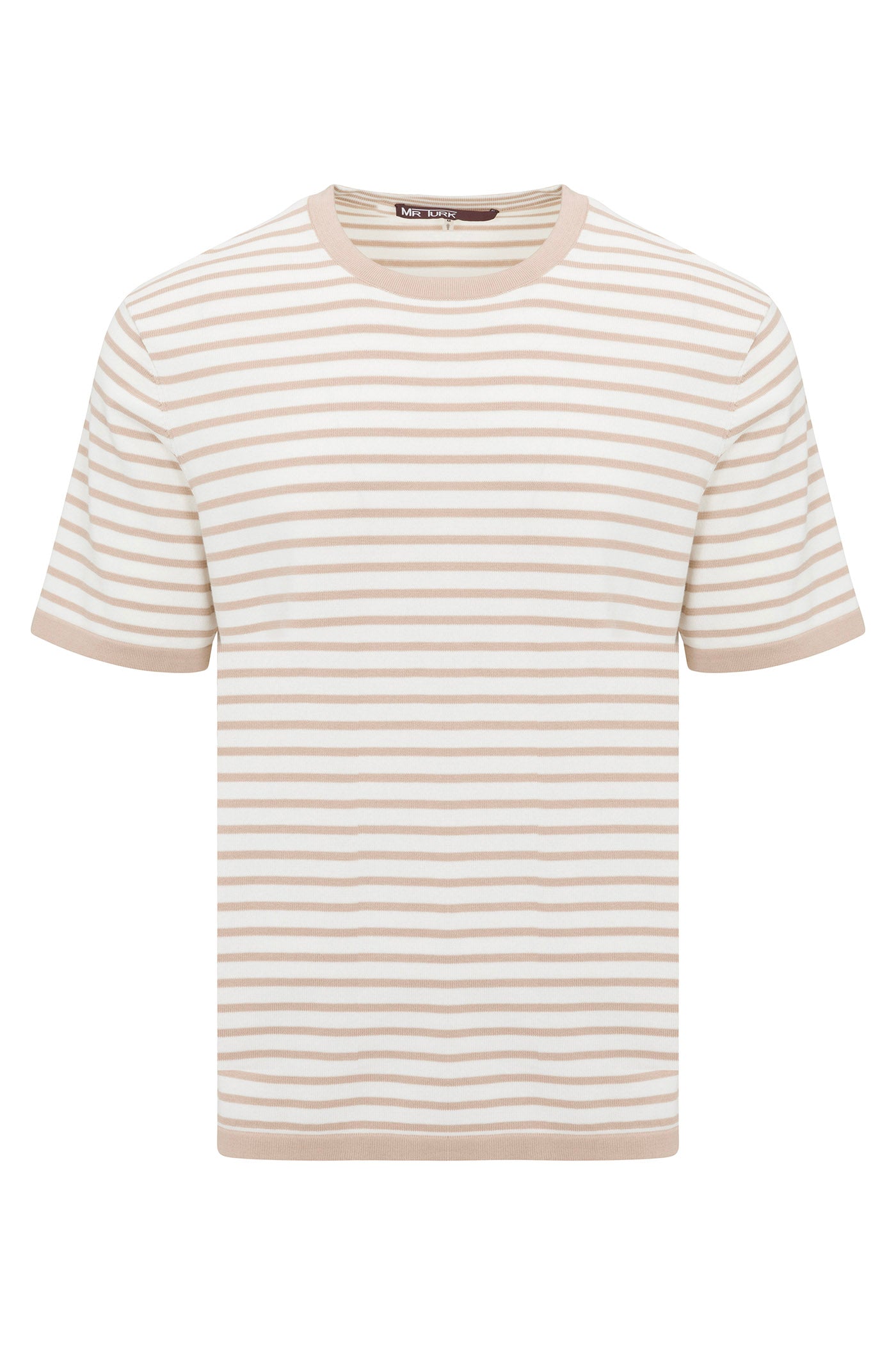 Giovanni Stripe Short-Sleeve Pullover