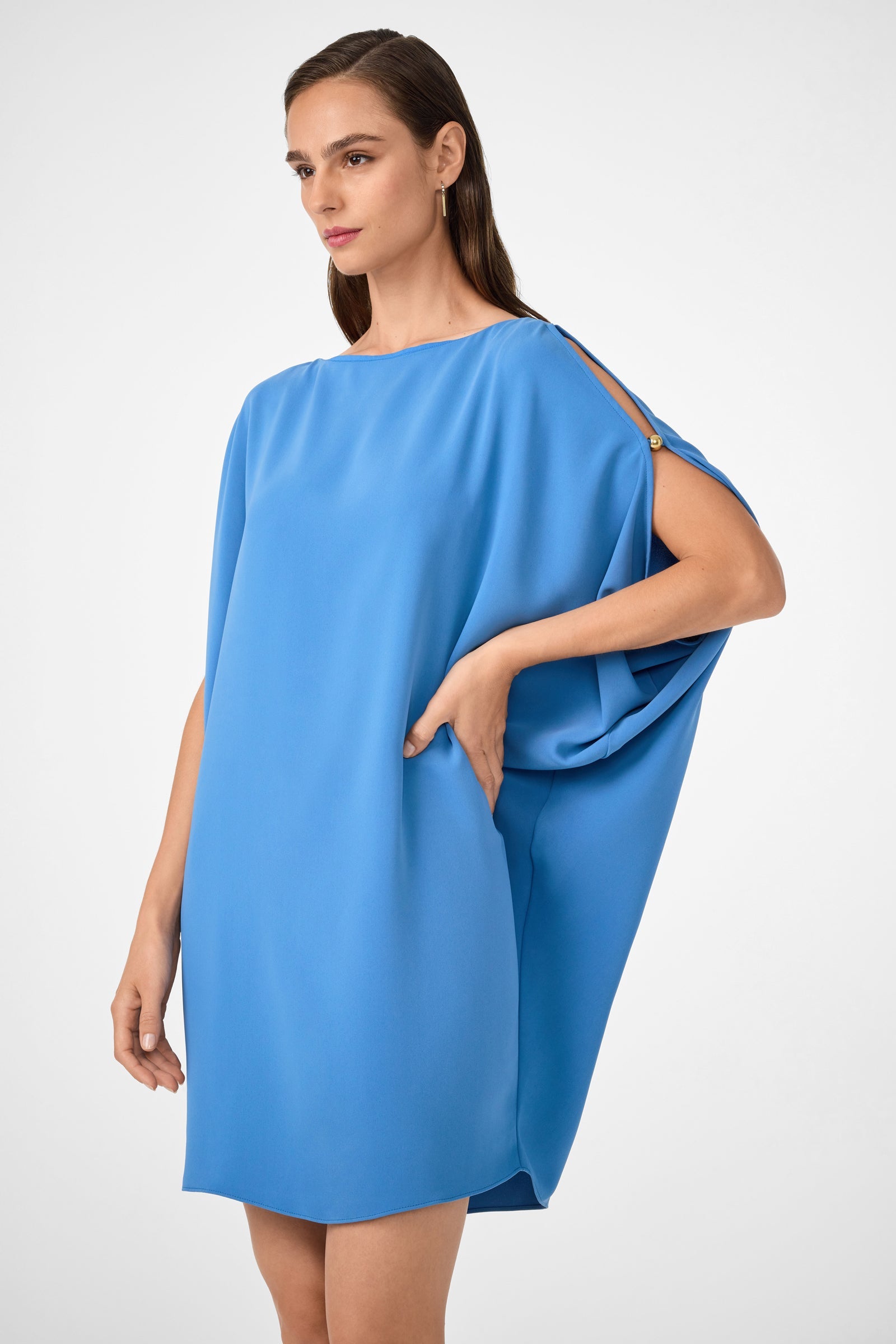 Razu Short Split Sleeve Mini Dress
