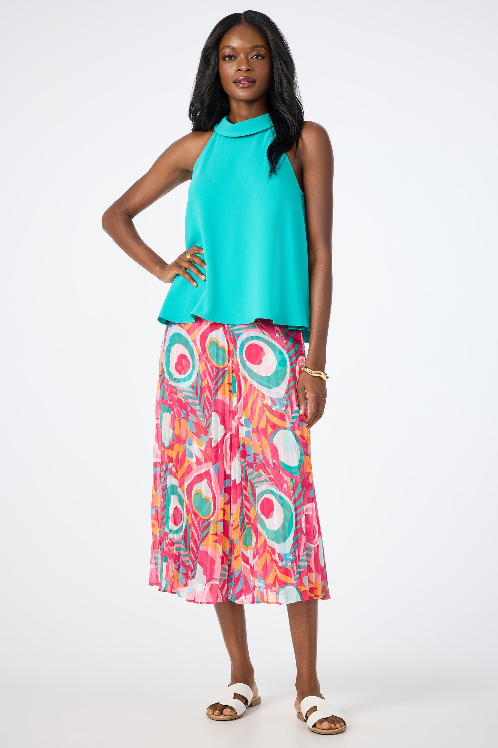Vitrolles Wide-Leg Crop Pant - Dramont