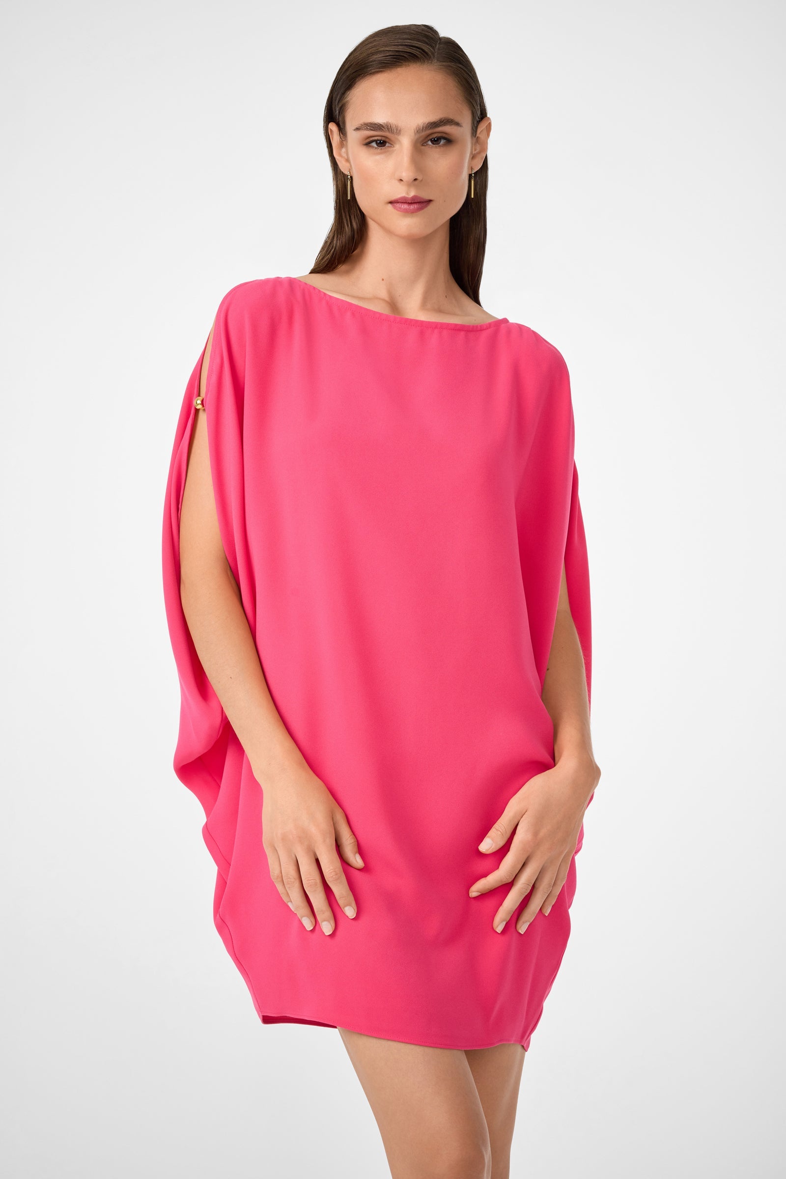 Razu Short Split Sleeve Mini Dress