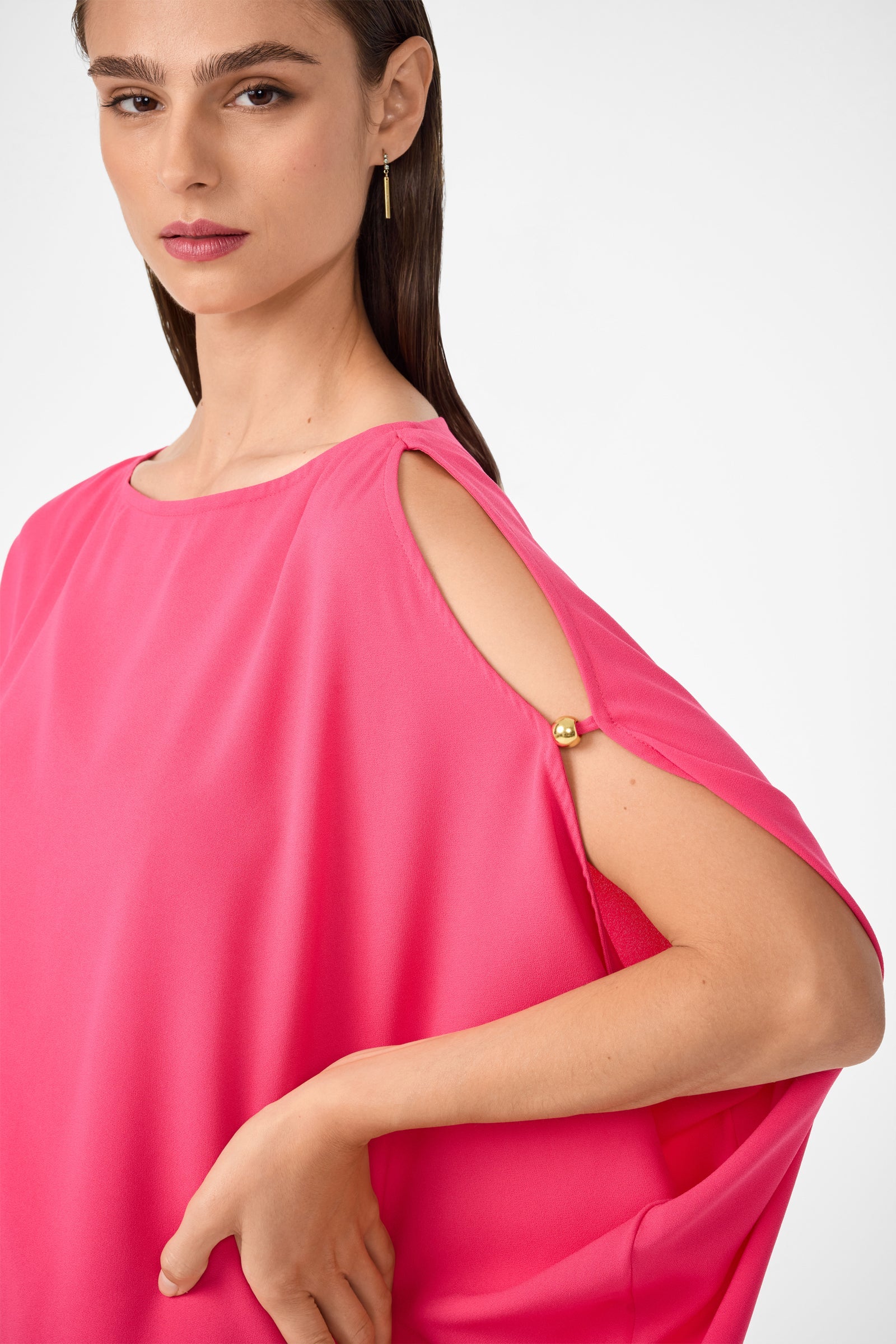 Razu Short Split Sleeve Mini Dress