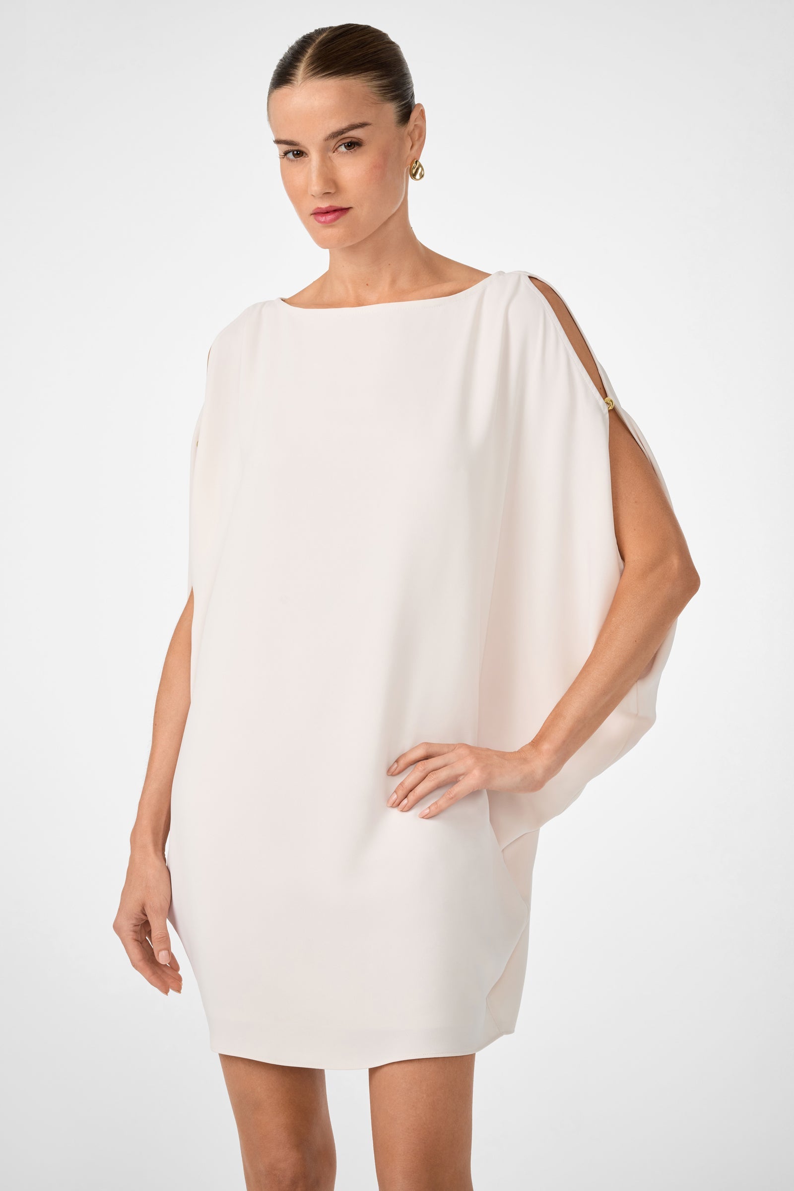Razu Short Split Sleeve Mini Dress