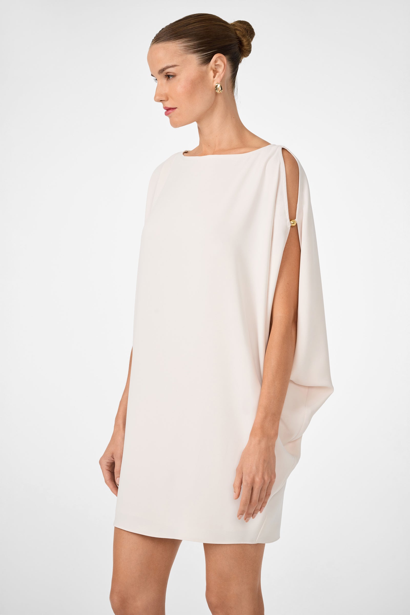 Razu Short Split Sleeve Mini Dress