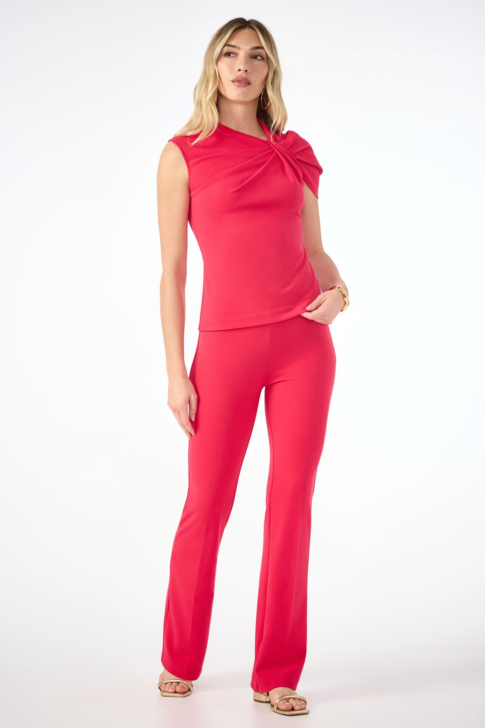 Jacoba Slim-Fit Bootcut Pant