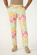 Clyde Slim Trouser - Parapluie Jacquard
