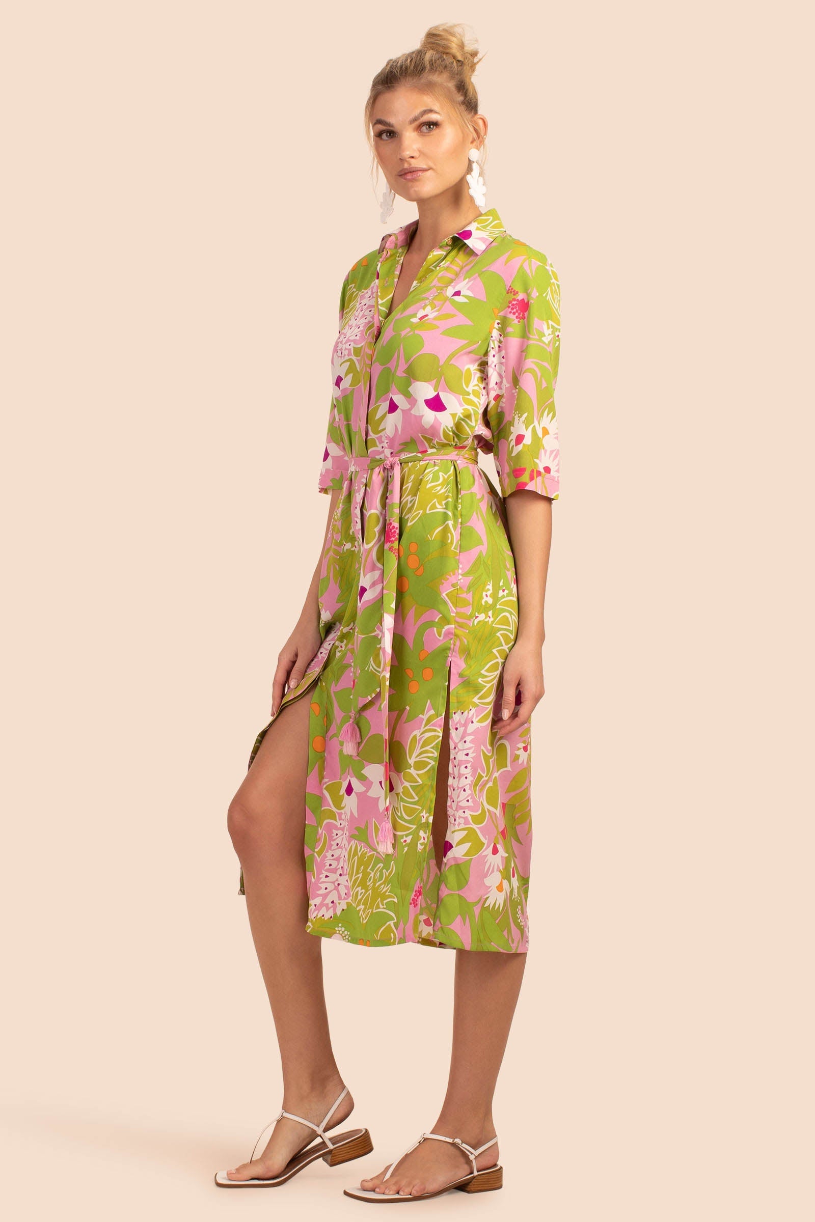 La Palma Midi Shirtdress