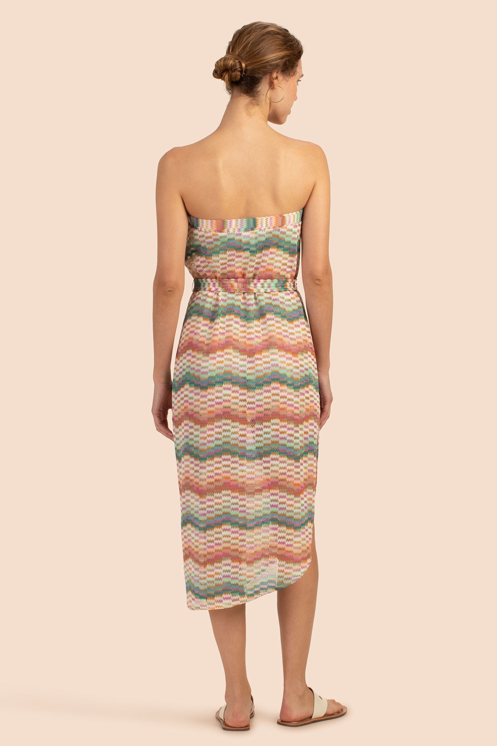 Mirage Crochet Bandeau Midi Dress