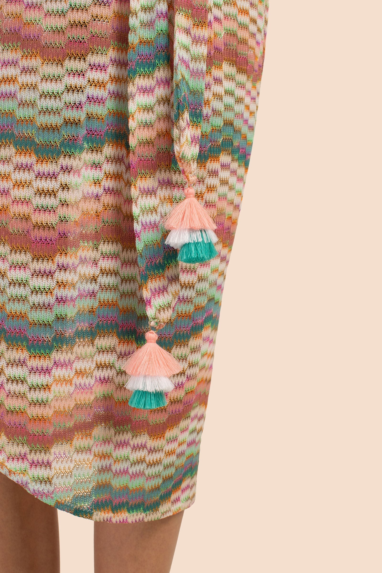 Mirage Crochet Bandeau Midi Dress