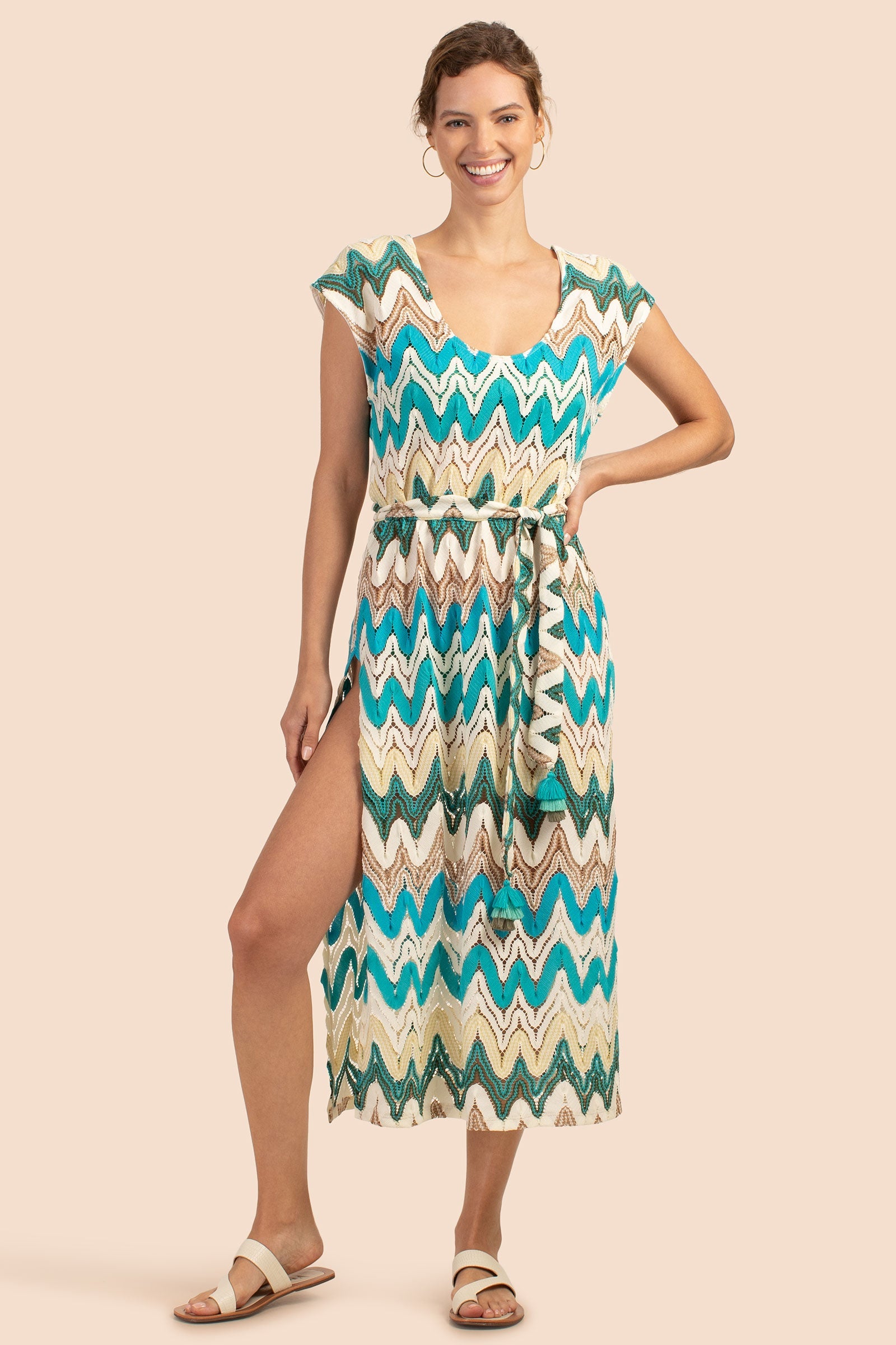 Palisades Crochet Column Dress