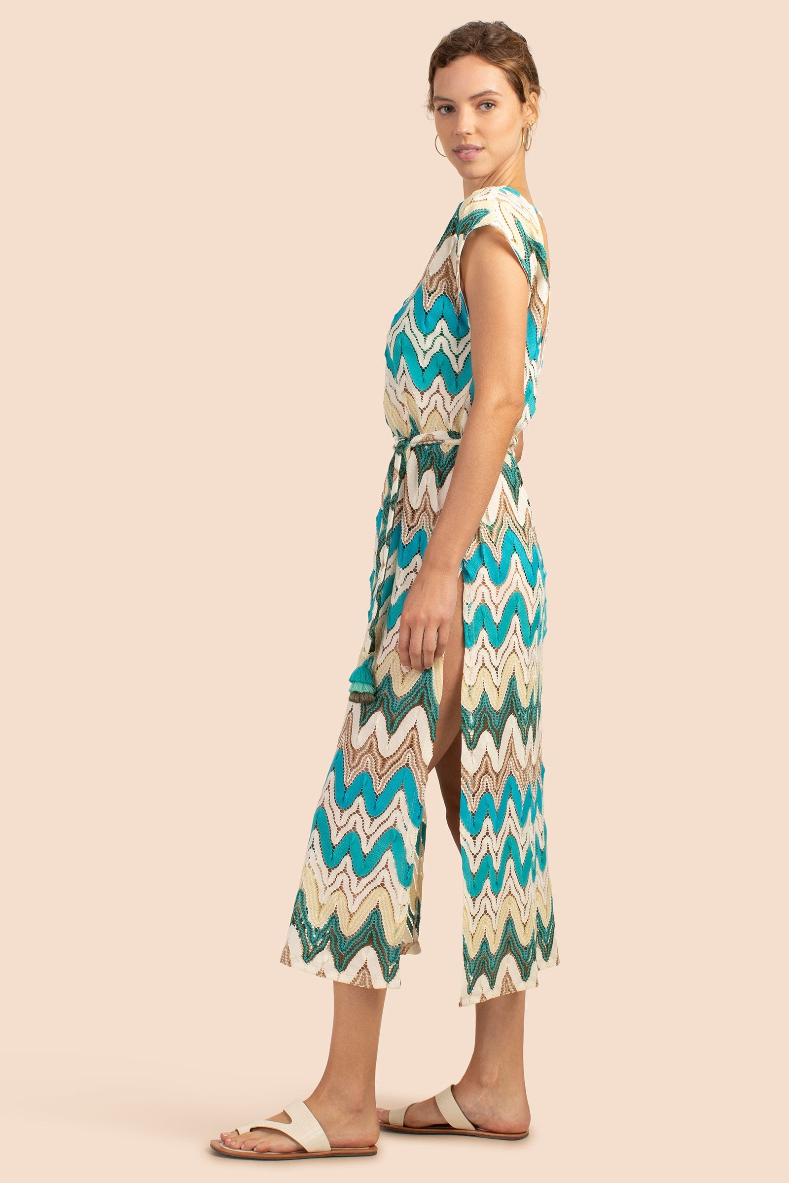 Palisades Crochet Column Dress
