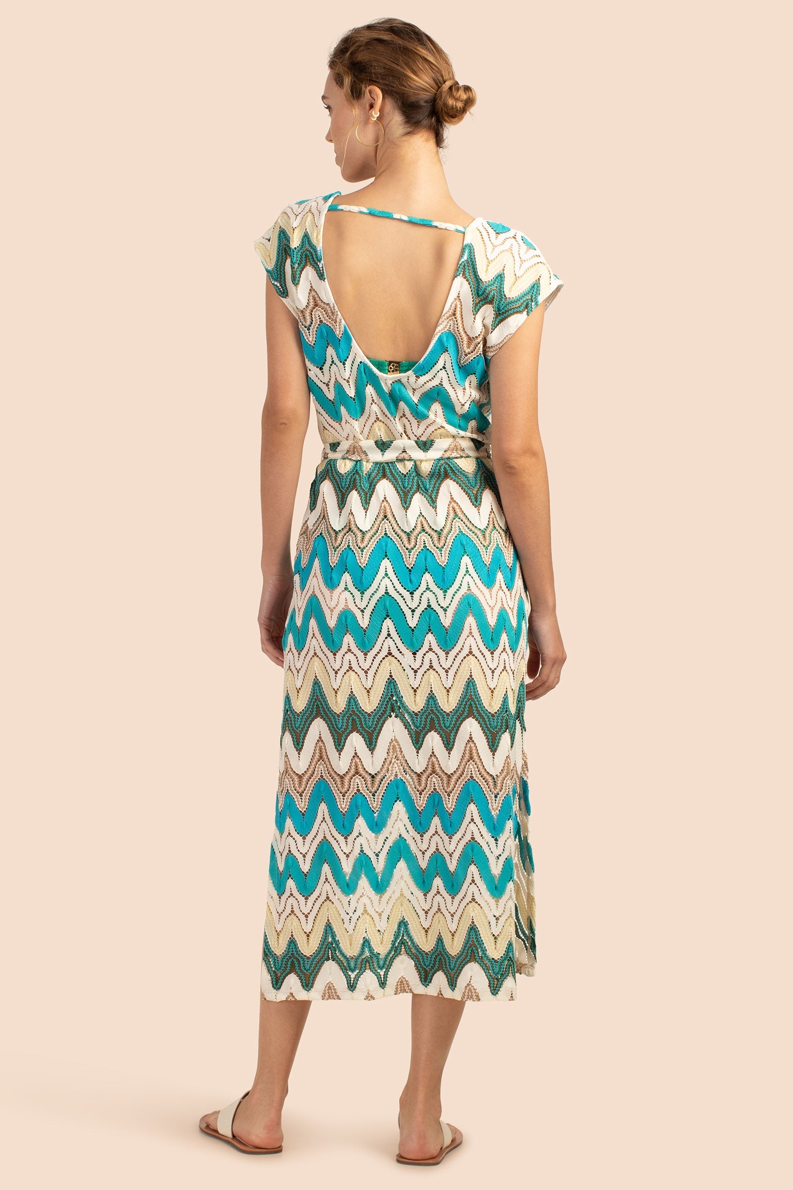 Palisades Crochet Column Dress
