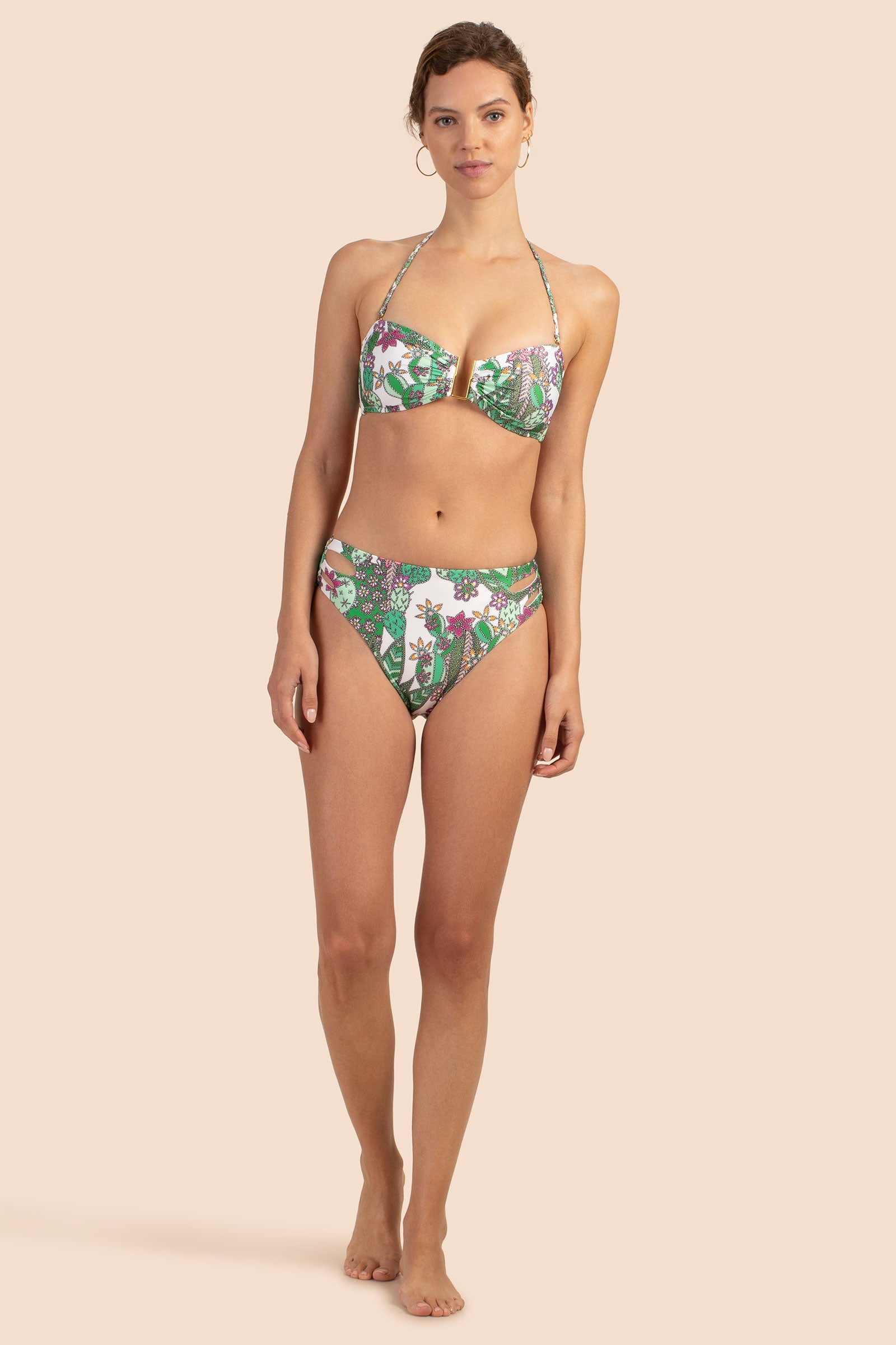 Cacti Molded Bandeau Top