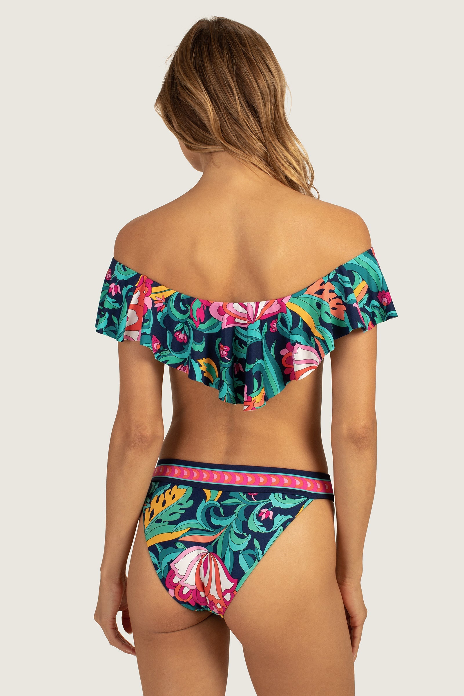 India Garden Off The Shoulder Bandeau Top