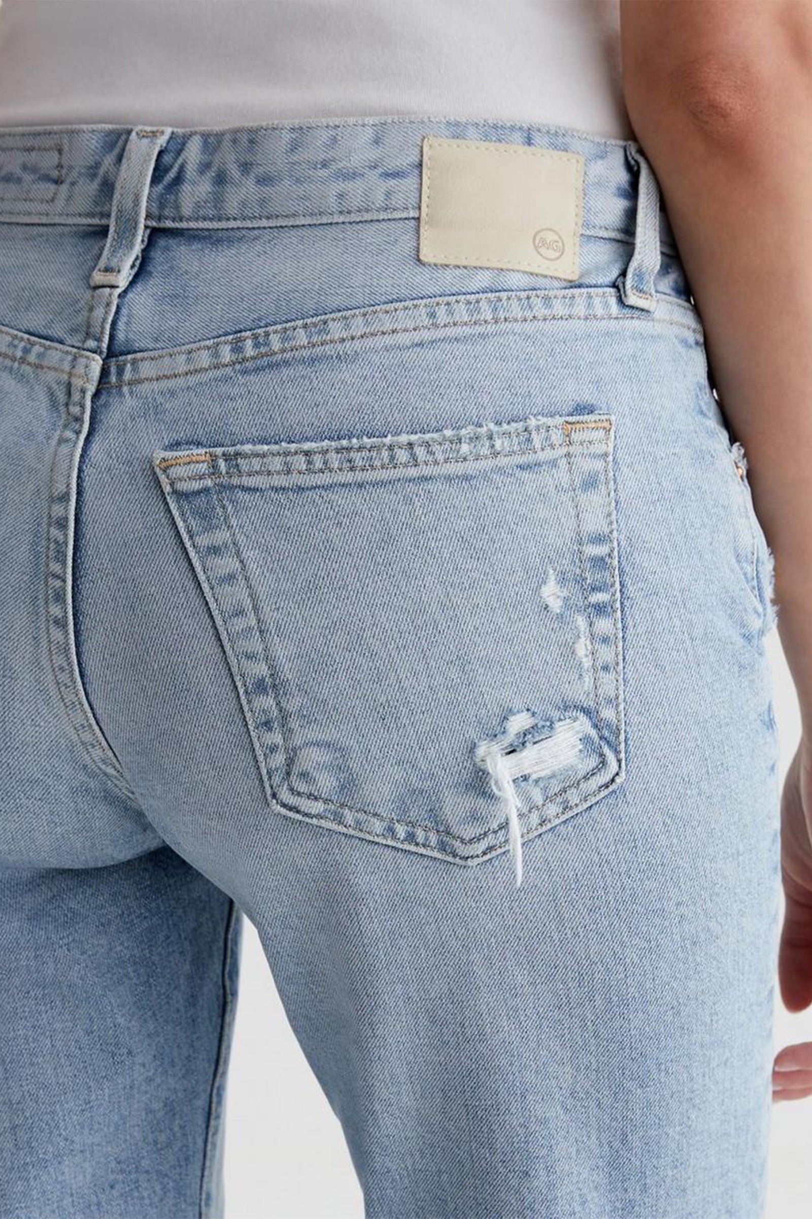 AG Women's Ex-Boyfriend Slim Slouchy Light Blue Jean