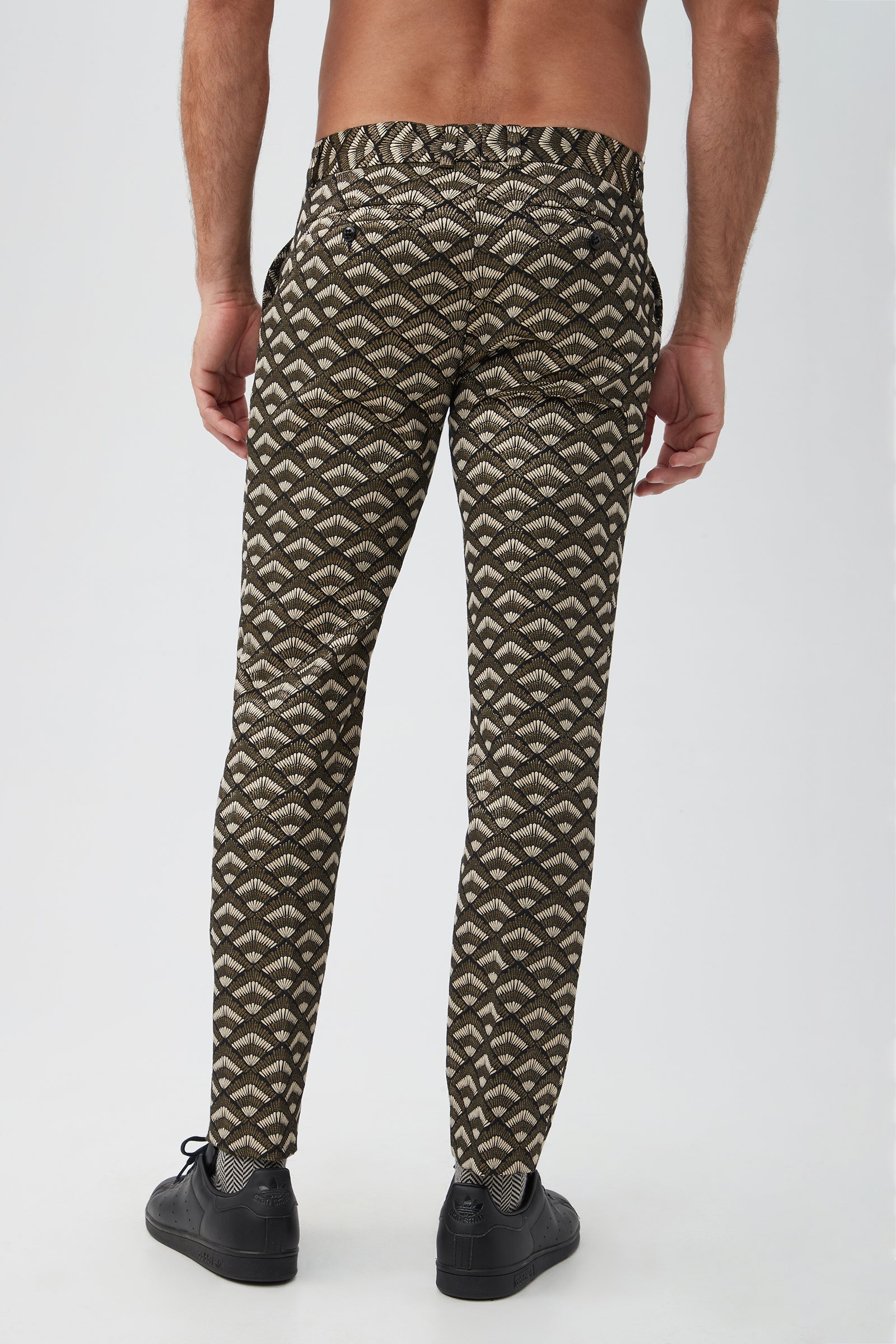 Clyde Sensu Jacquard Slim Trousers