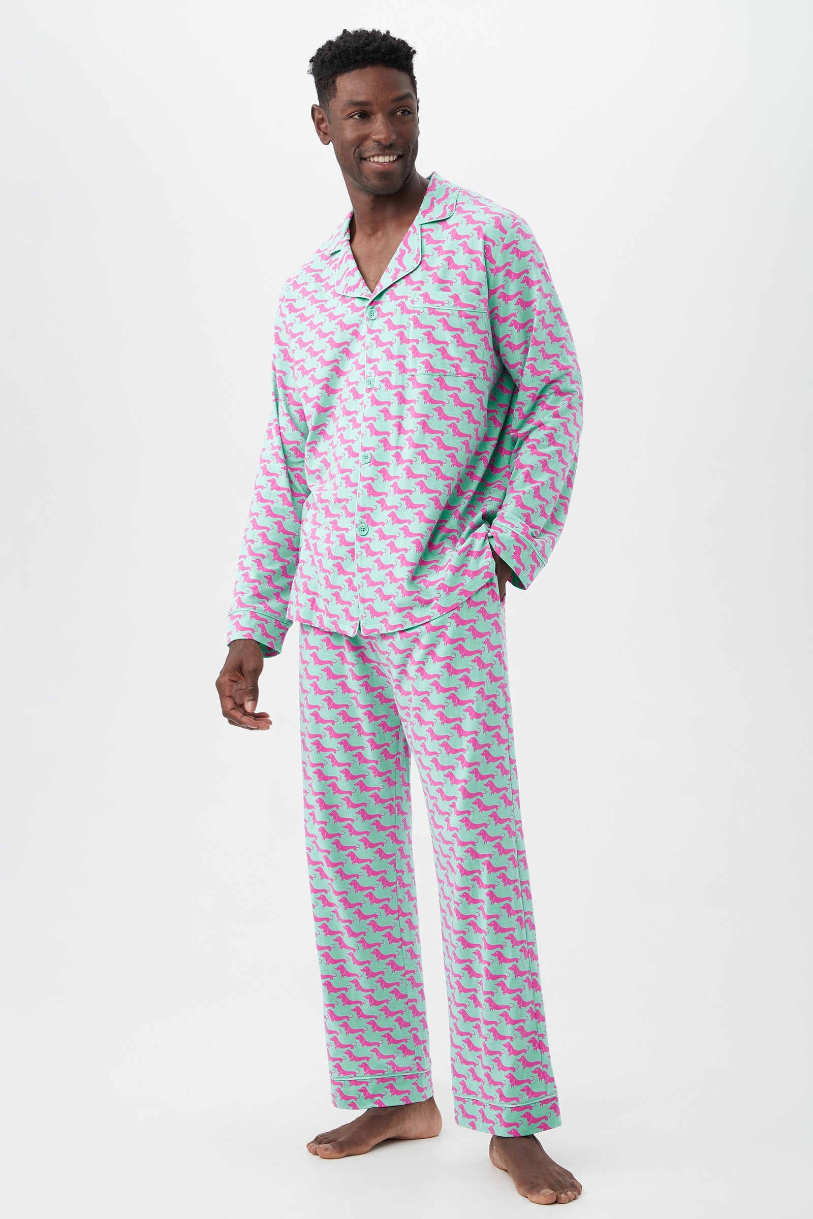 Dog Walk Mens Classic PJ Set