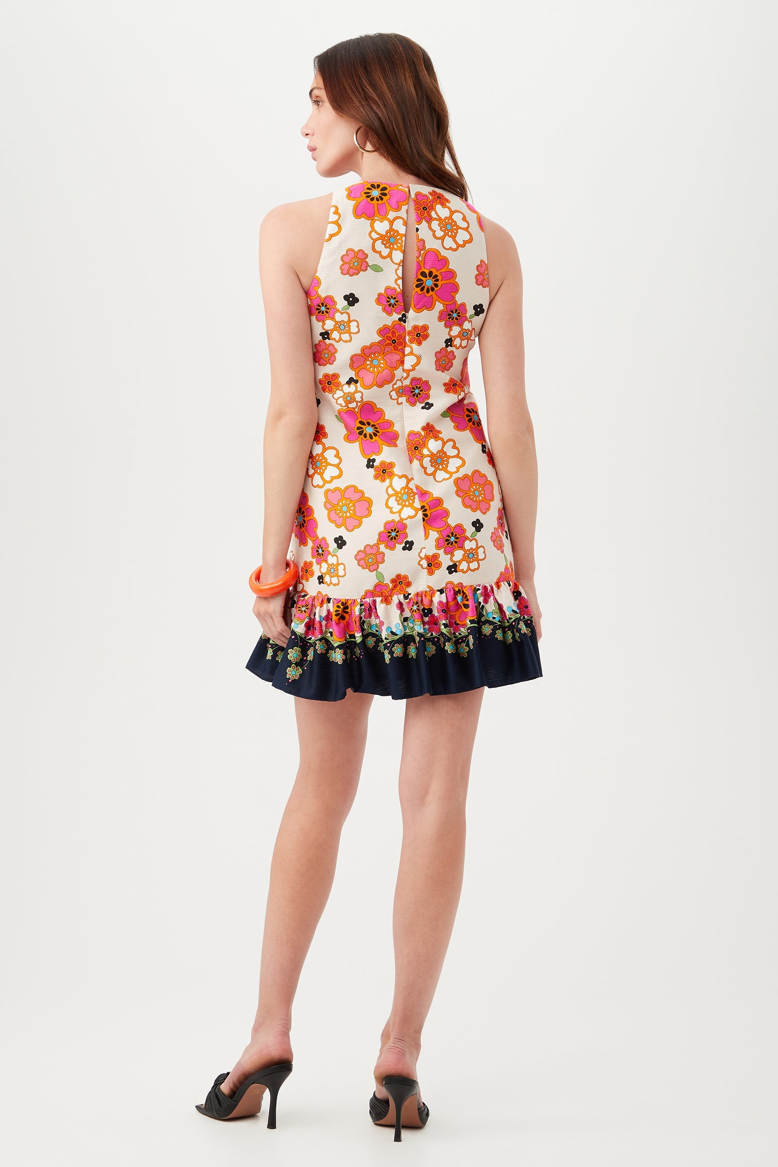 Berry Border Dress