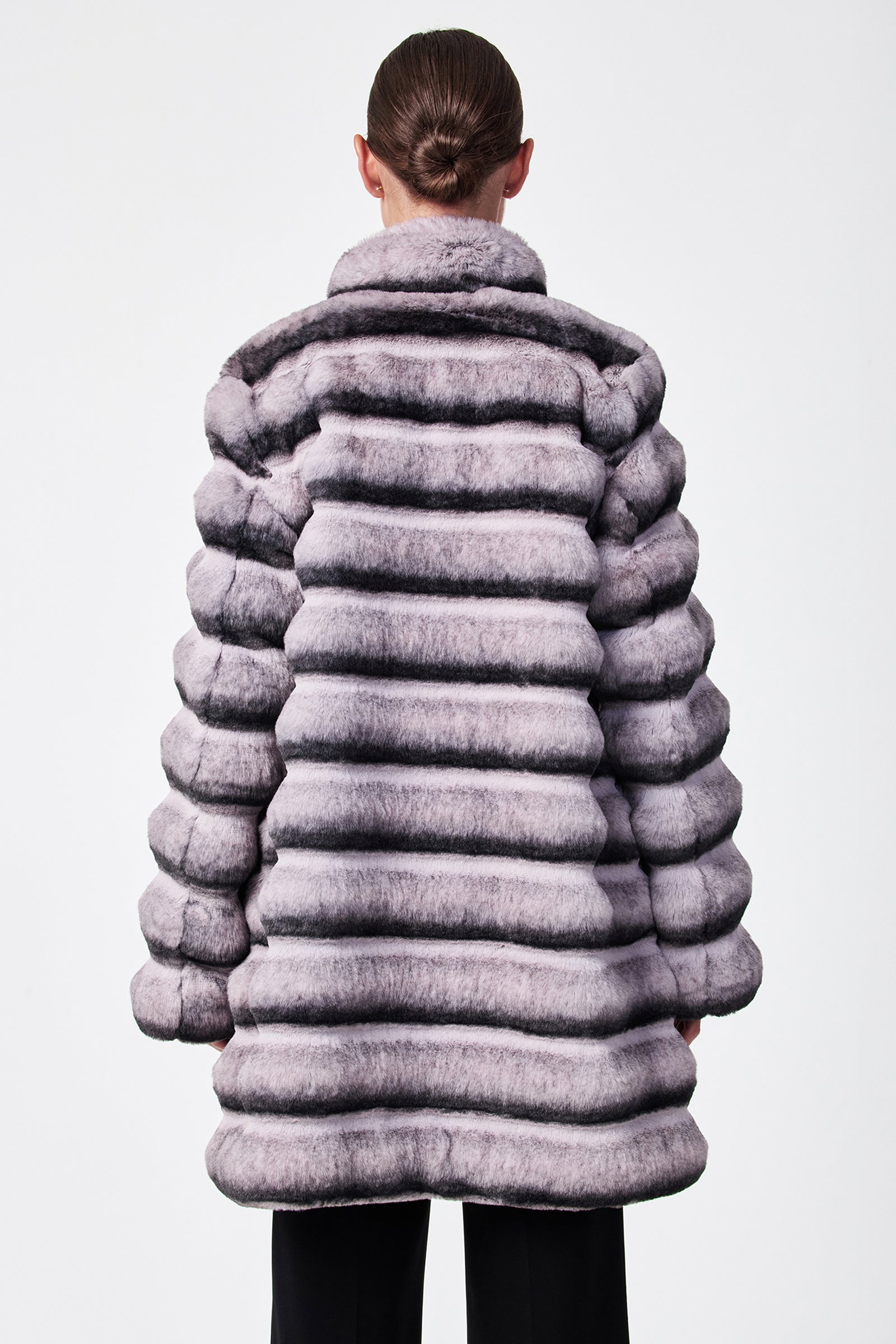 Mikel 2 Faux Fur Mid-Length Coat