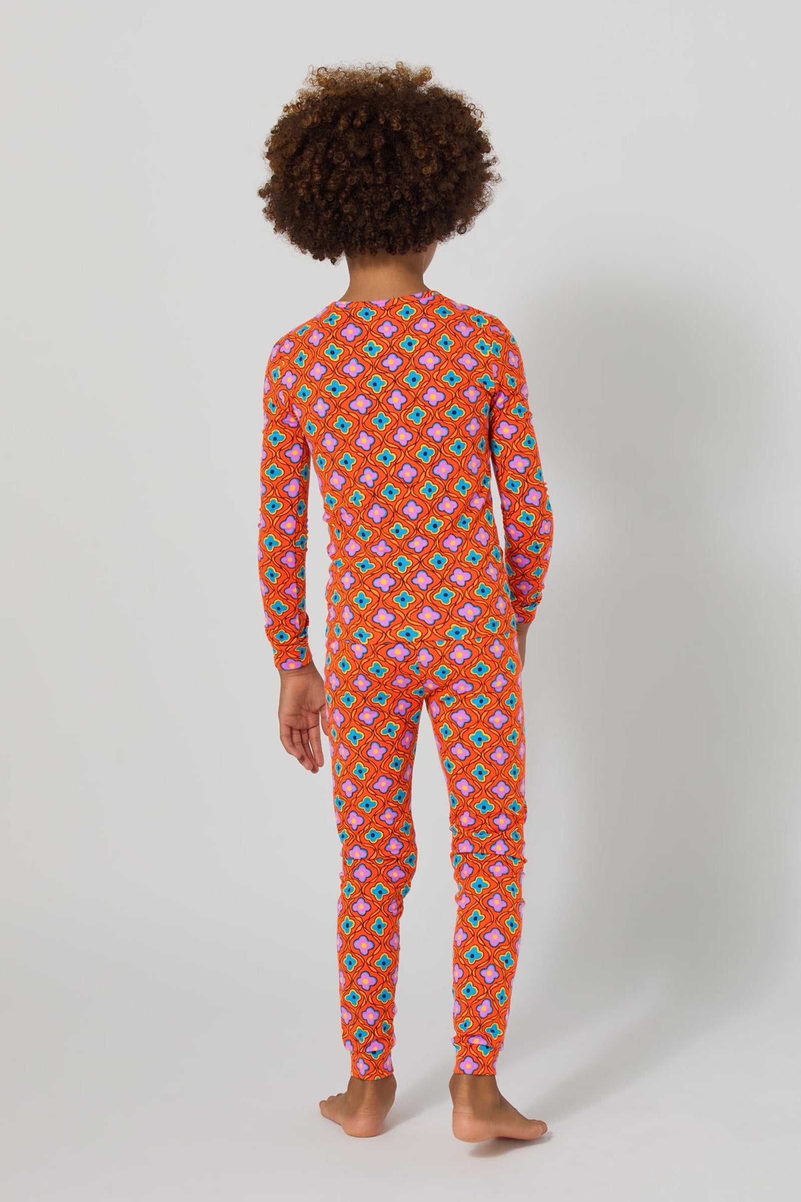 Kids PJ Set Daisy Foulard