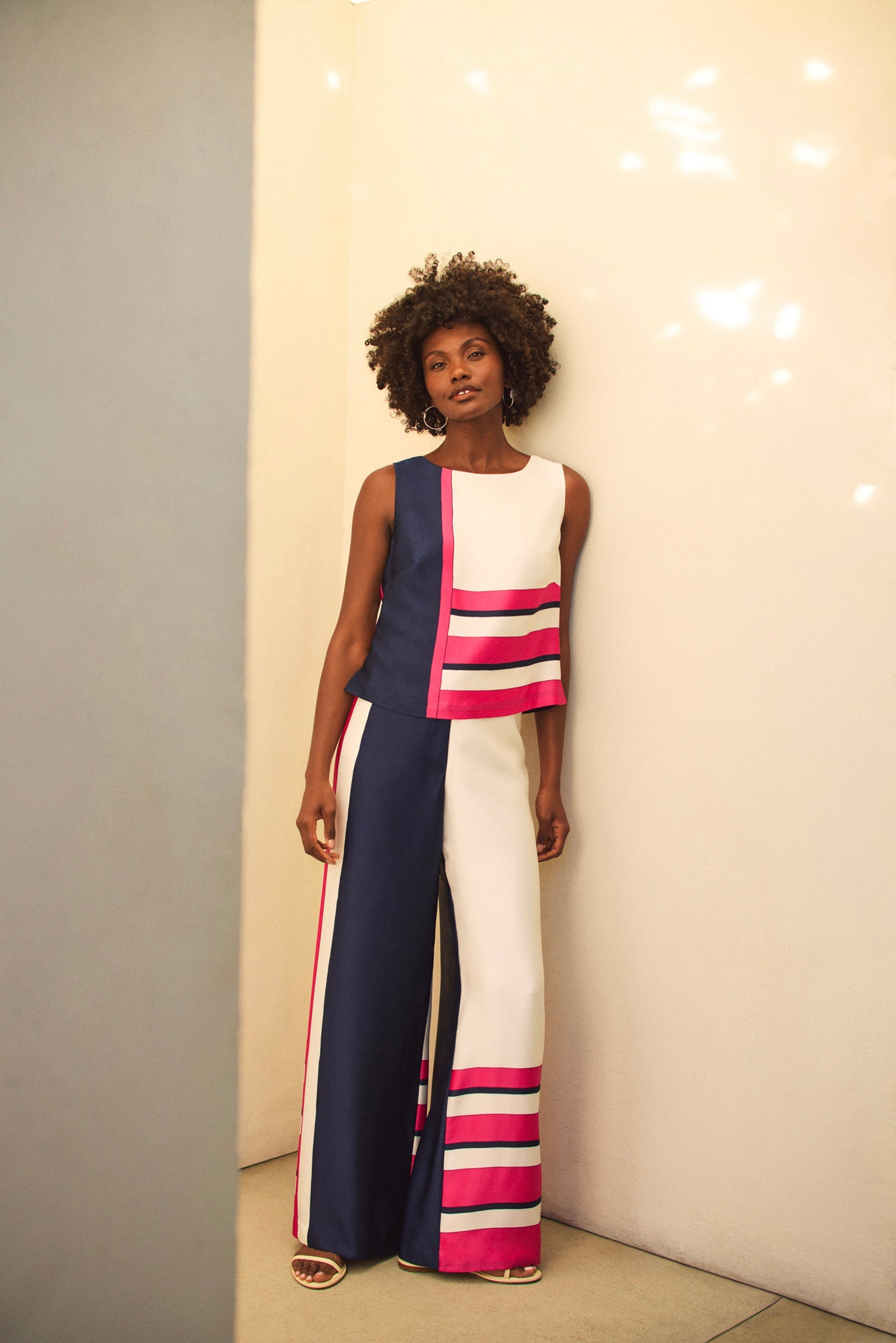 Cadorna Linee Sleeveless Top