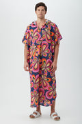 Hurley 2 Caftan - Boca Blooms Cotton Voile