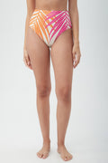 Women's Sheer Tropics High Waist Swim Bottom