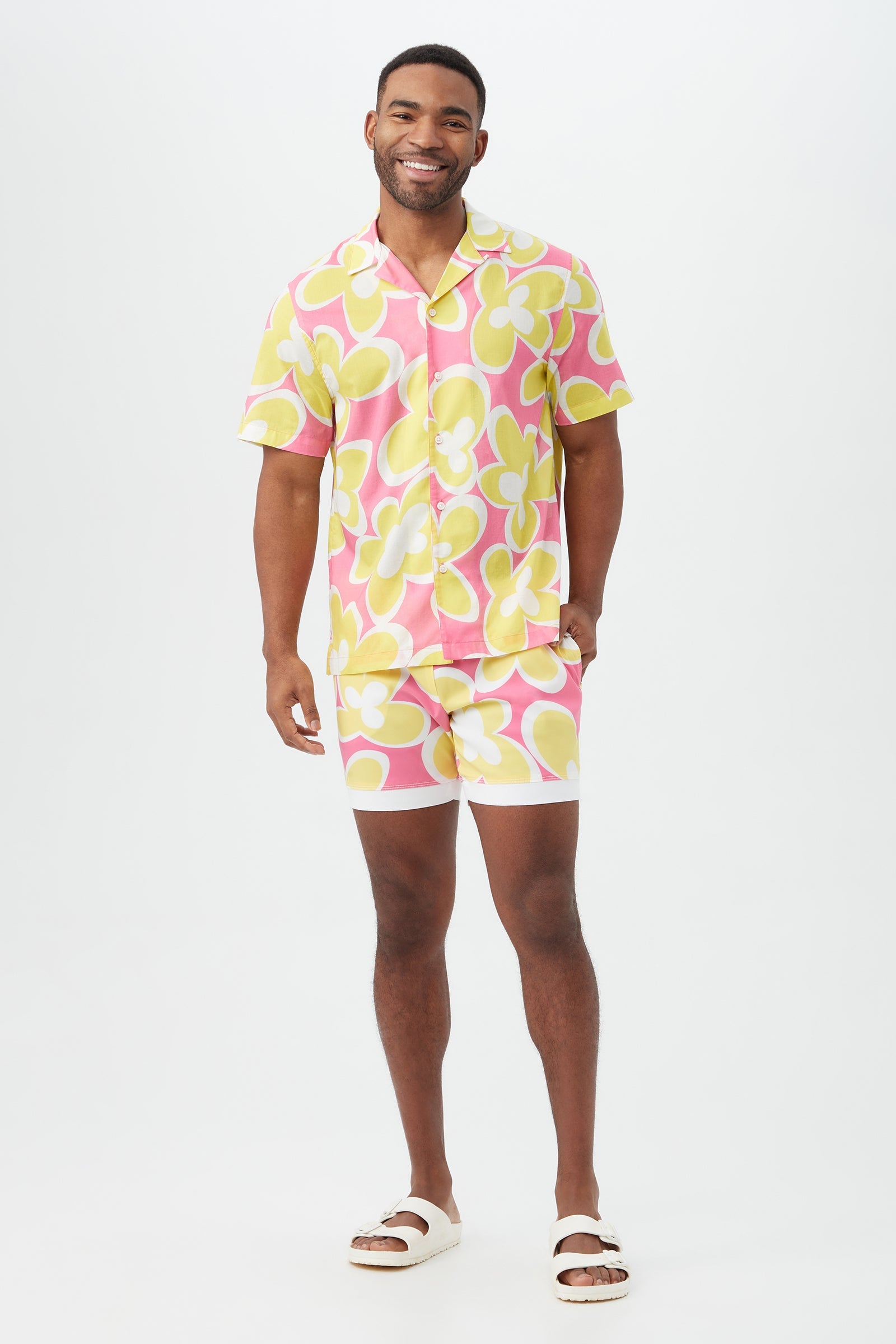 Felix Camp Shirt - Palm Bay Floral